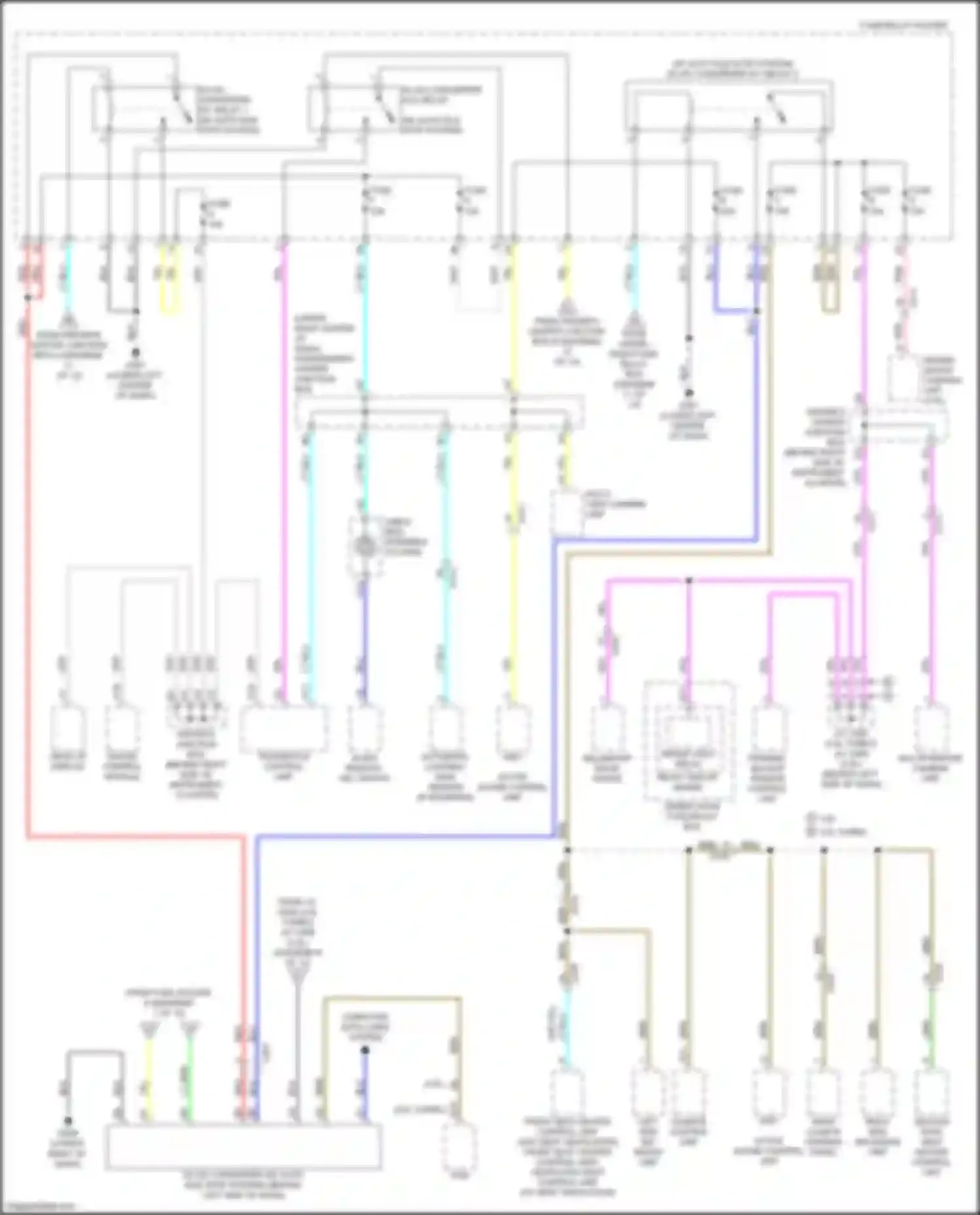 Wiring diagram front seat heater control unit for Acura MDX IV (2021-2024) (3 of 3)