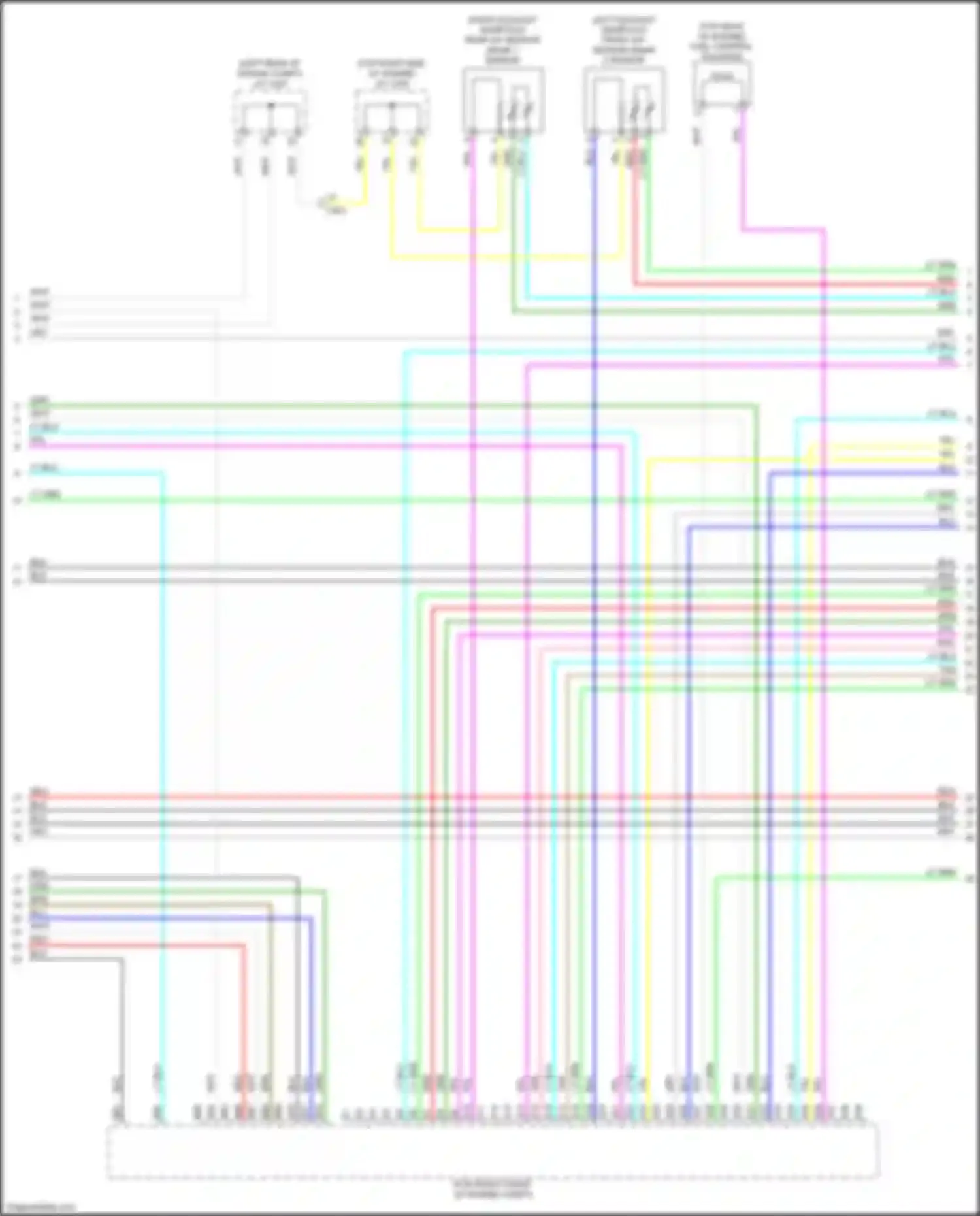 Wiring diagram fuel control solenoid for Acura MDX IV (2021-2024) (1 of 2)