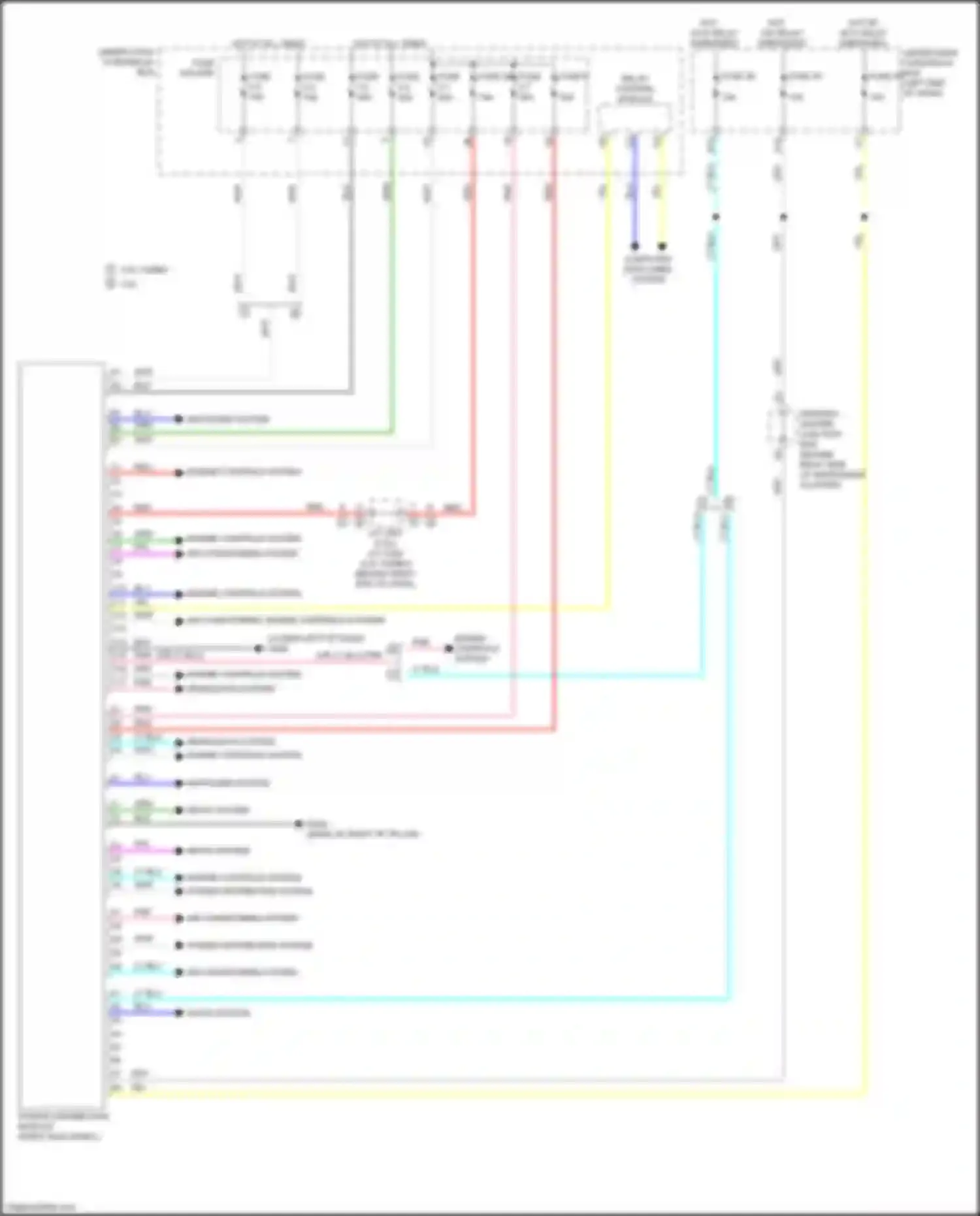 Wiring diagram fuse 3-5 for Acura MDX IV (2021-2024) (2 of 2)