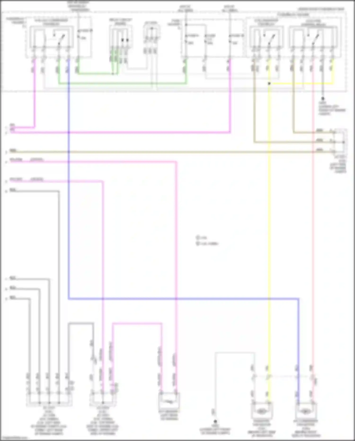 Wiring diagram fuse 6 for Acura MDX IV (2021-2024) (4 of 14)