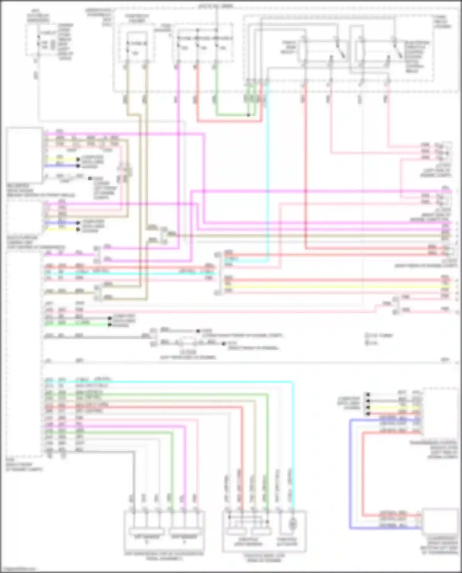 Wiring diagram fuse/ relay holder d for Acura MDX IV (2021-2024) (1 of 1)