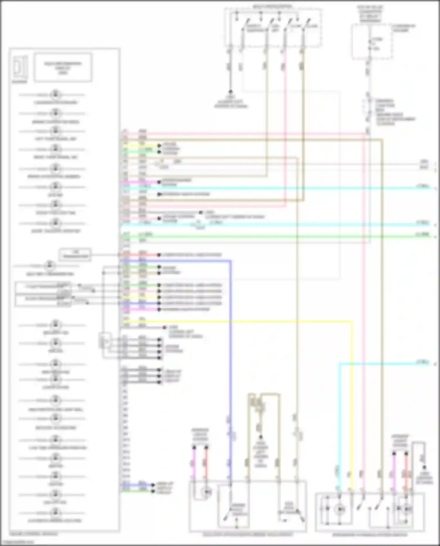 Wiring diagram lights on ind for Acura MDX IV (2021-2024) (2 of 2)