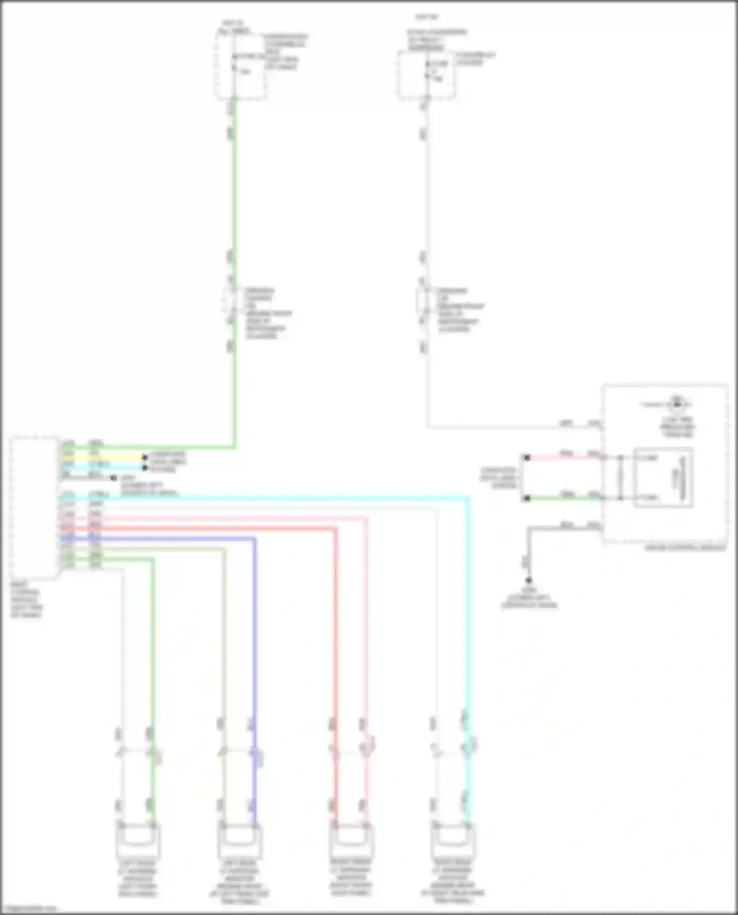 Wiring diagram low tire pressure/ tpms ind for Acura MDX IV (2021-2024) (2 of 2)