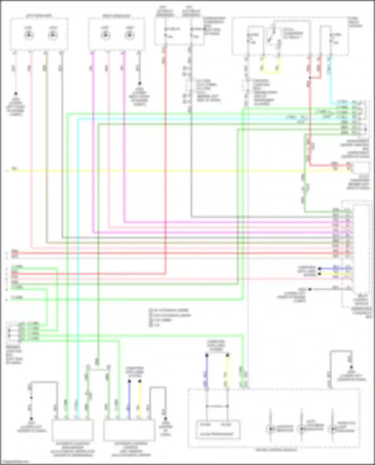 Wiring diagram passenger's center junction box d for Acura MDX IV (2021-2024) (14 of 15)
