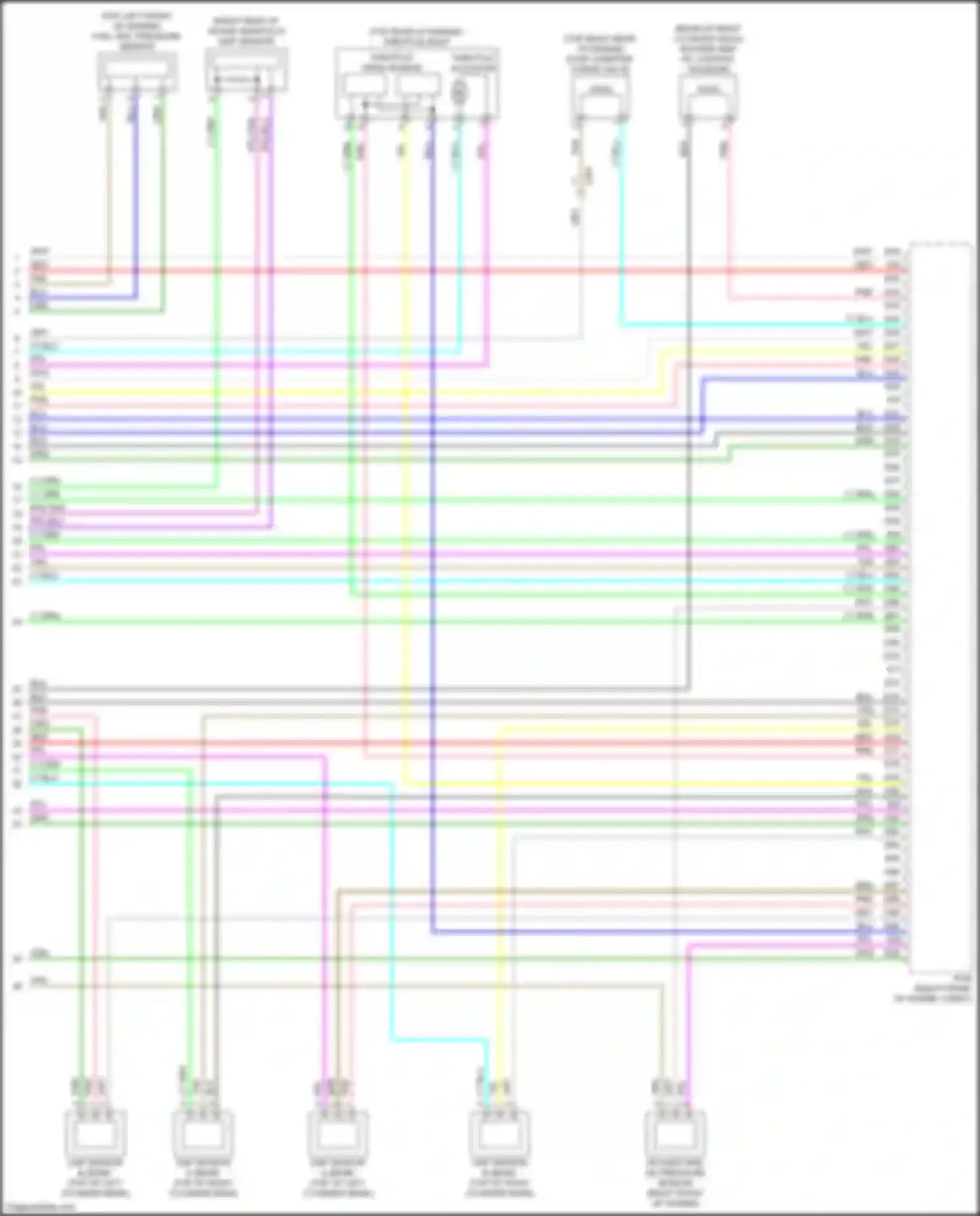 Wiring diagram ppl/blu for Acura MDX IV (2021-2024) (3 of 6)