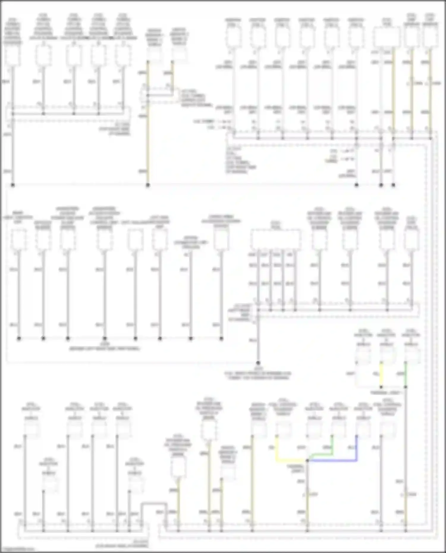 Wiring diagram rear light junction unit for Acura MDX IV (2021-2024) (2 of 4)
