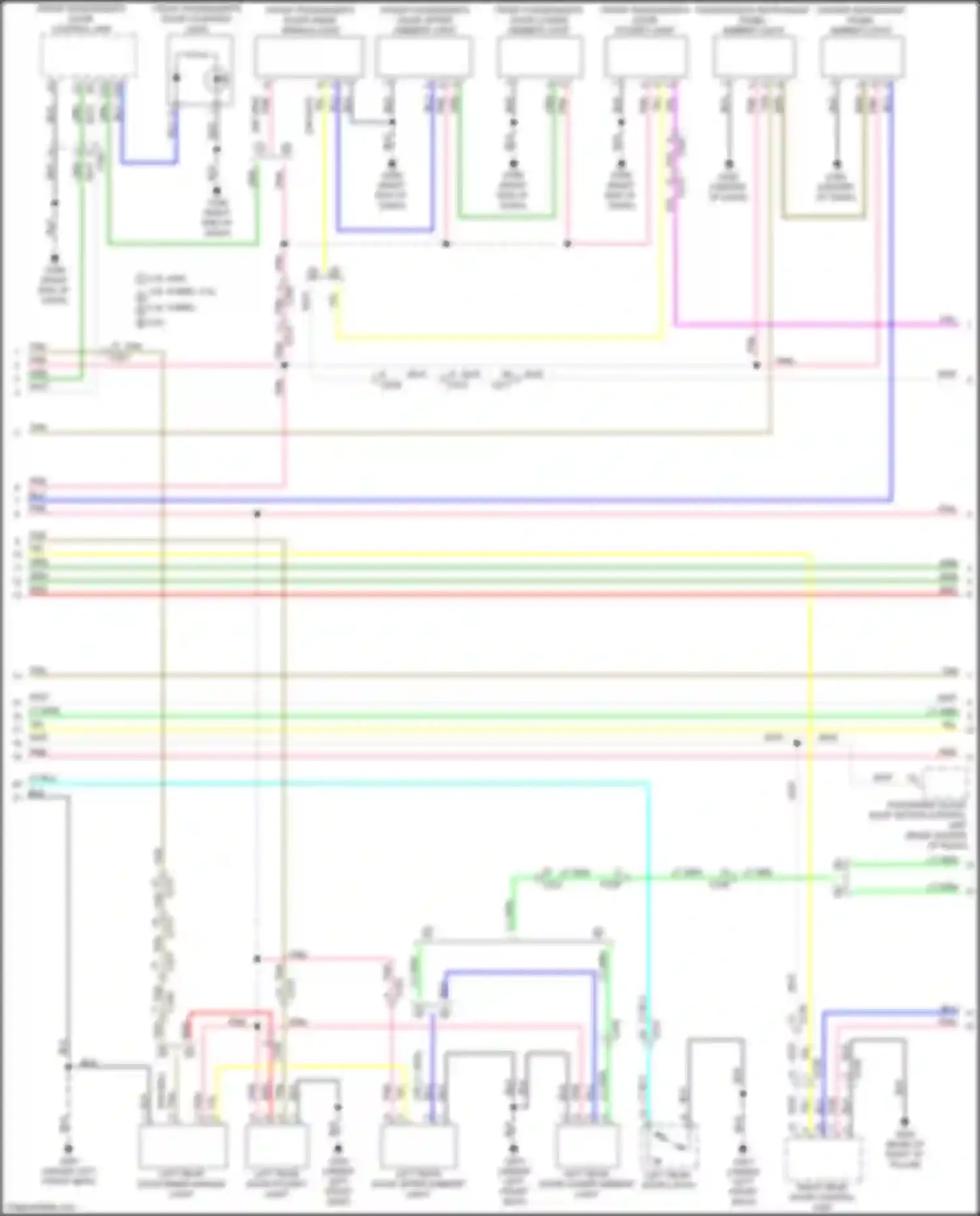 Wiring diagram right end of dash) for Acura MDX IV (2021-2024) (3 of 26)
