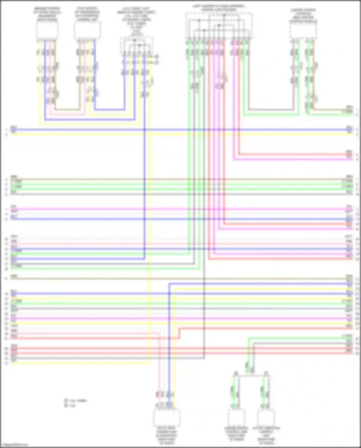 Wiring diagram right end of dash) for Acura MDX IV (2021-2024) (24 of 26)