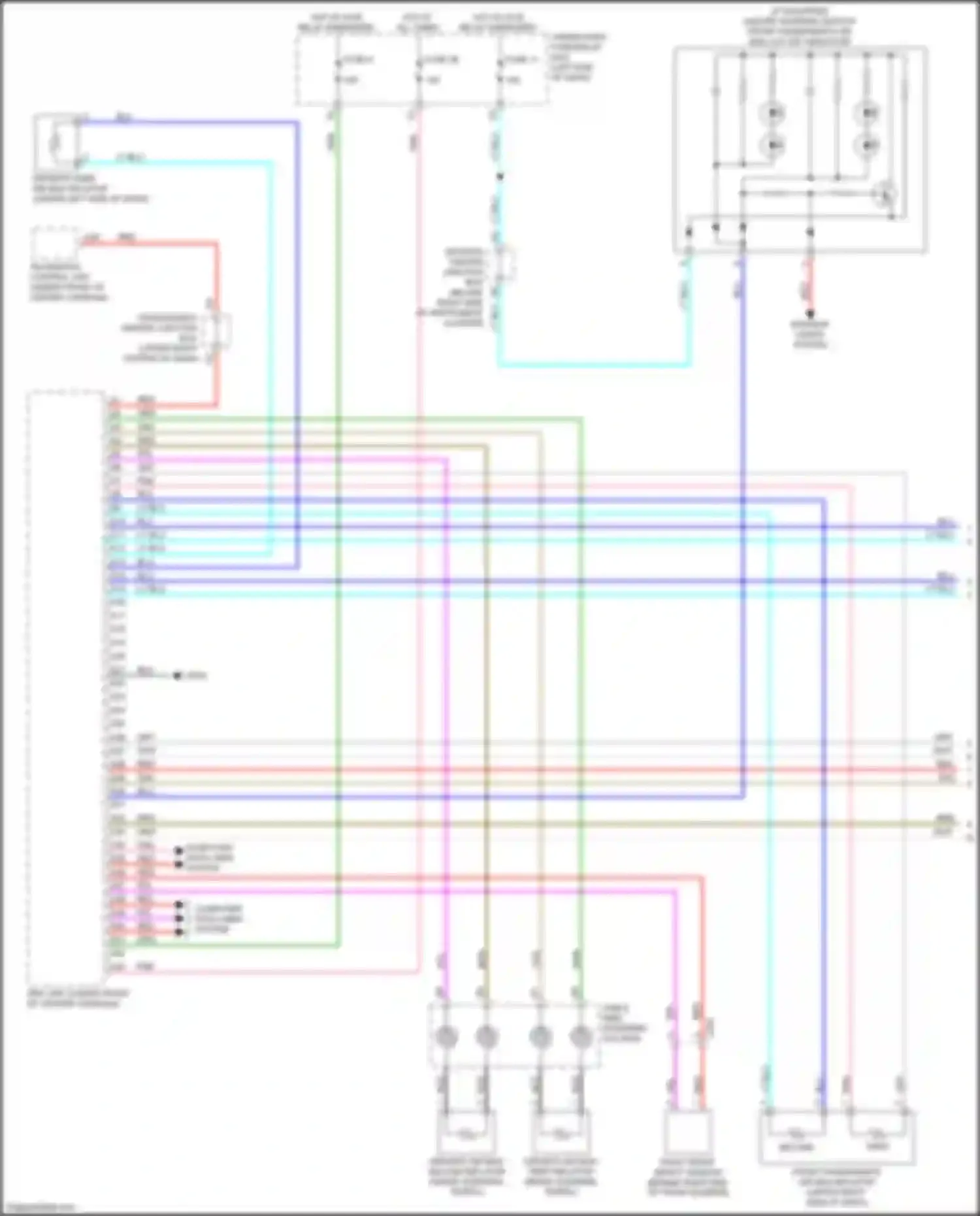 Wiring diagram telematics control unit for Acura MDX IV (2021-2024) (5 of 5)