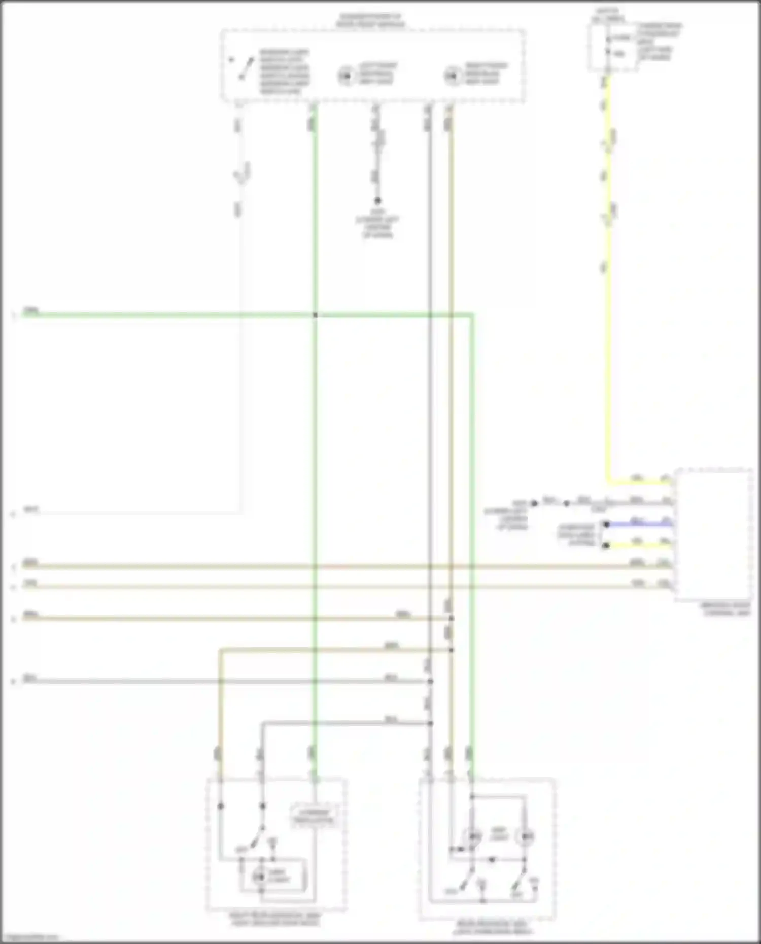 Wiring diagram under-dash fuse/relay box for Acura MDX IV (2021-2024) (13 of 69)