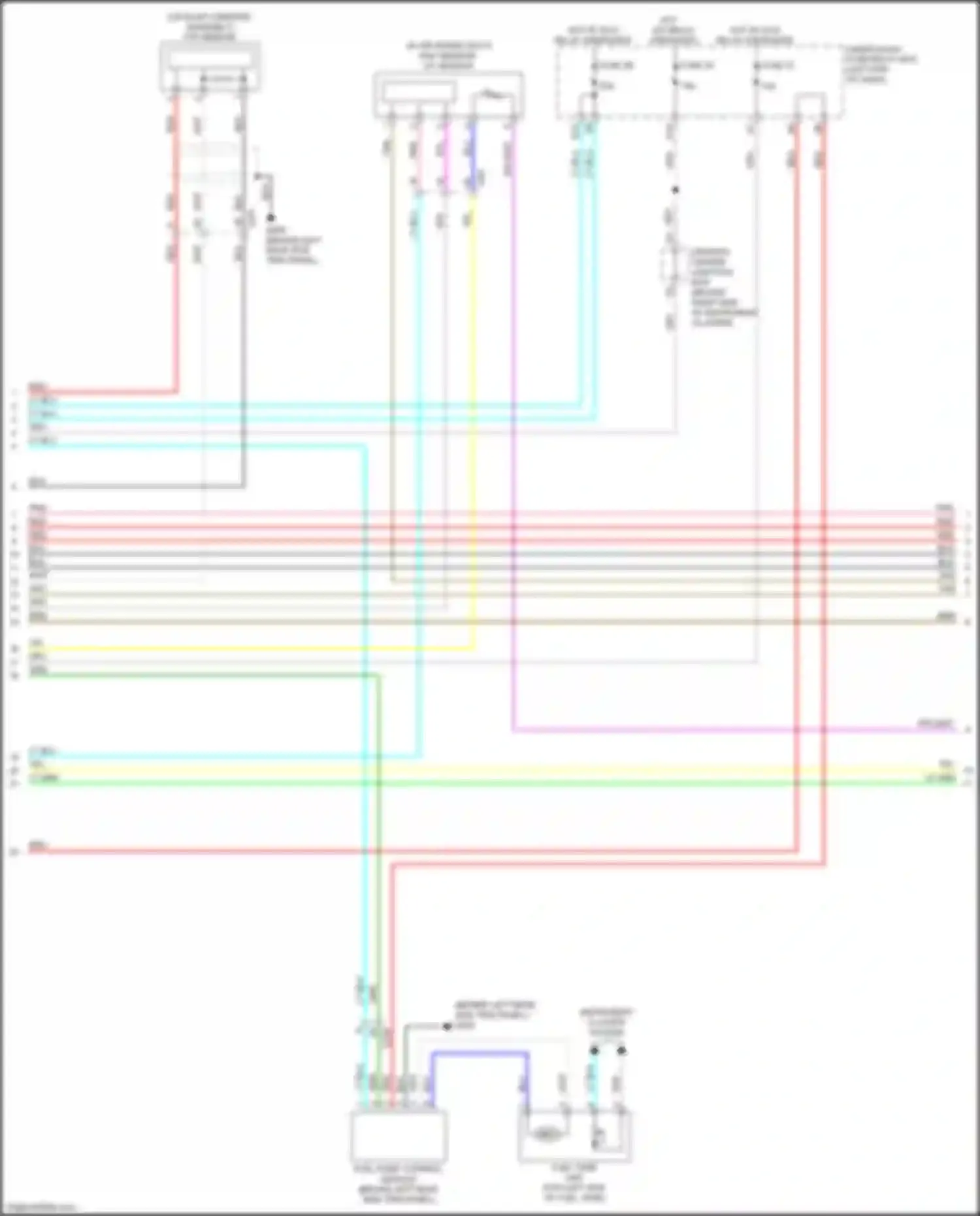 Wiring diagram under-dash fuse/relay box for Acura MDX IV (2021-2024) (69 of 69)