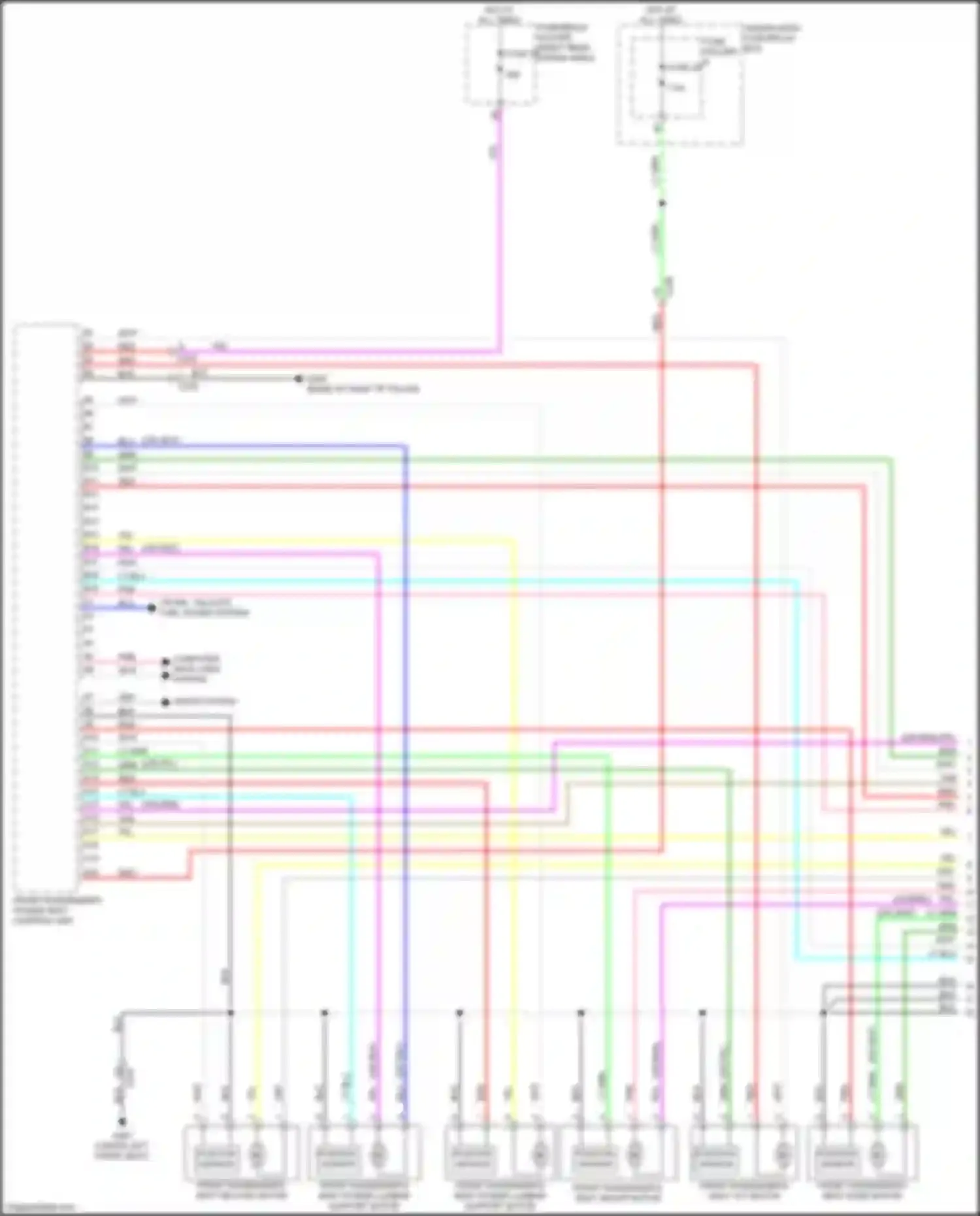 Wiring diagram under-hood fuse/relay box for Acura MDX IV (2021-2024) (29 of 64)