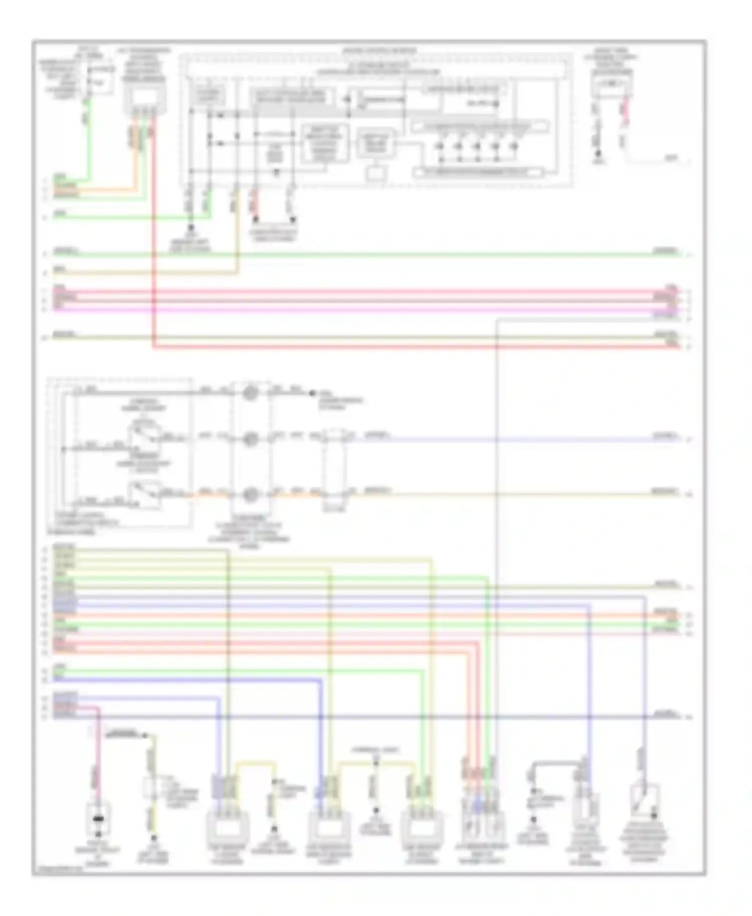 RDX Acura I facelift (2009-2012): Wiring diagram engine performance 2.3l (4 of 6)