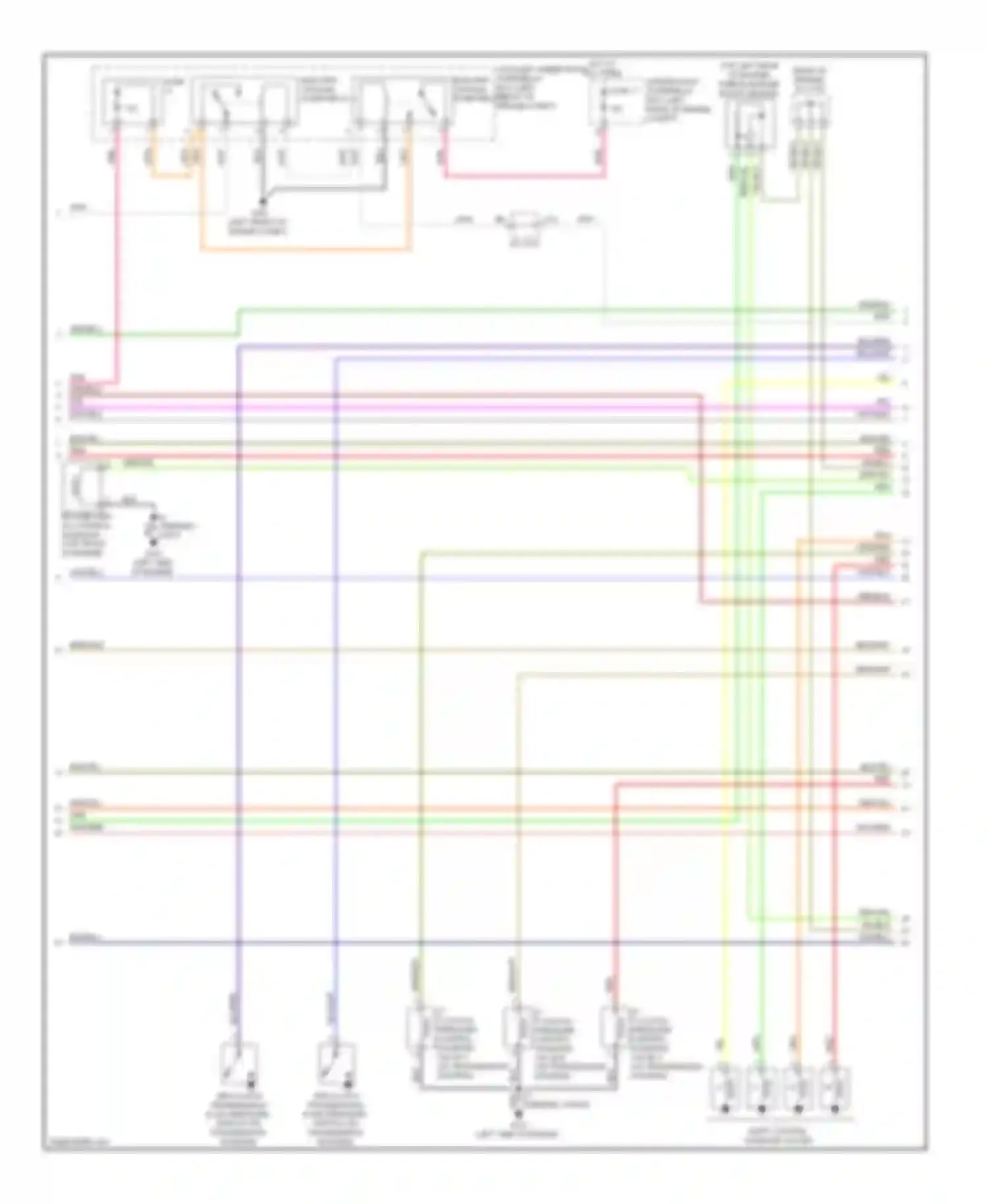 RDX Acura I facelift (2009-2012): Wiring diagram engine performance 2.3l (5 of 6)