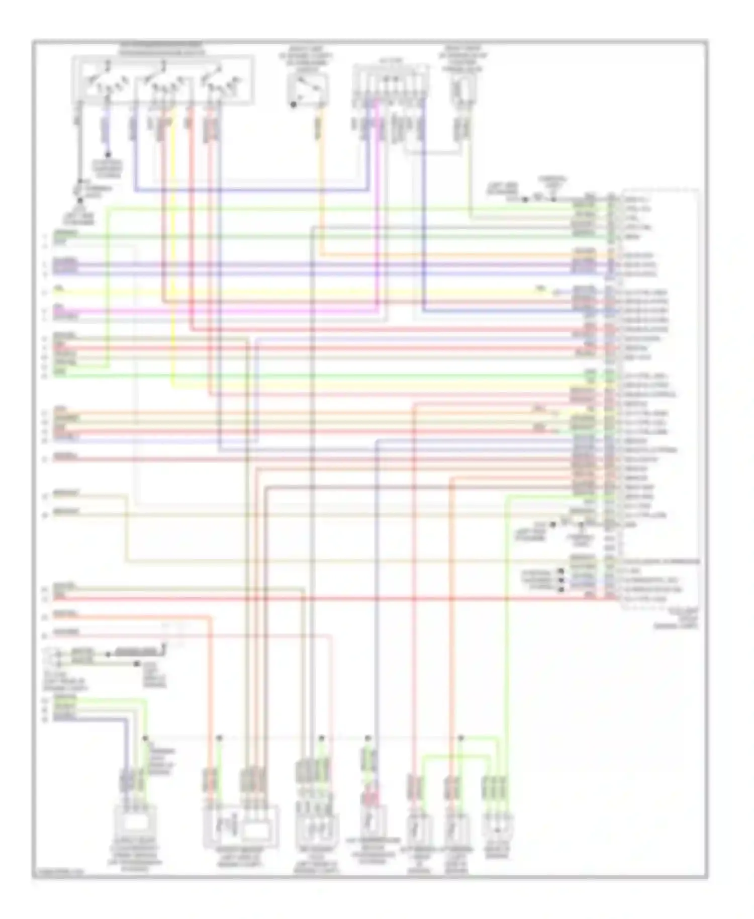 RDX Acura I facelift (2009-2012): Wiring diagram engine performance 2.3l (6 of 6)