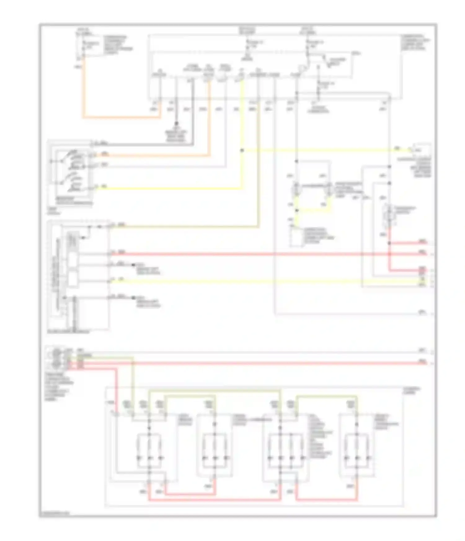 RDX Acura I facelift (2009-2012): Instrument illumination circuit (1 of 2)