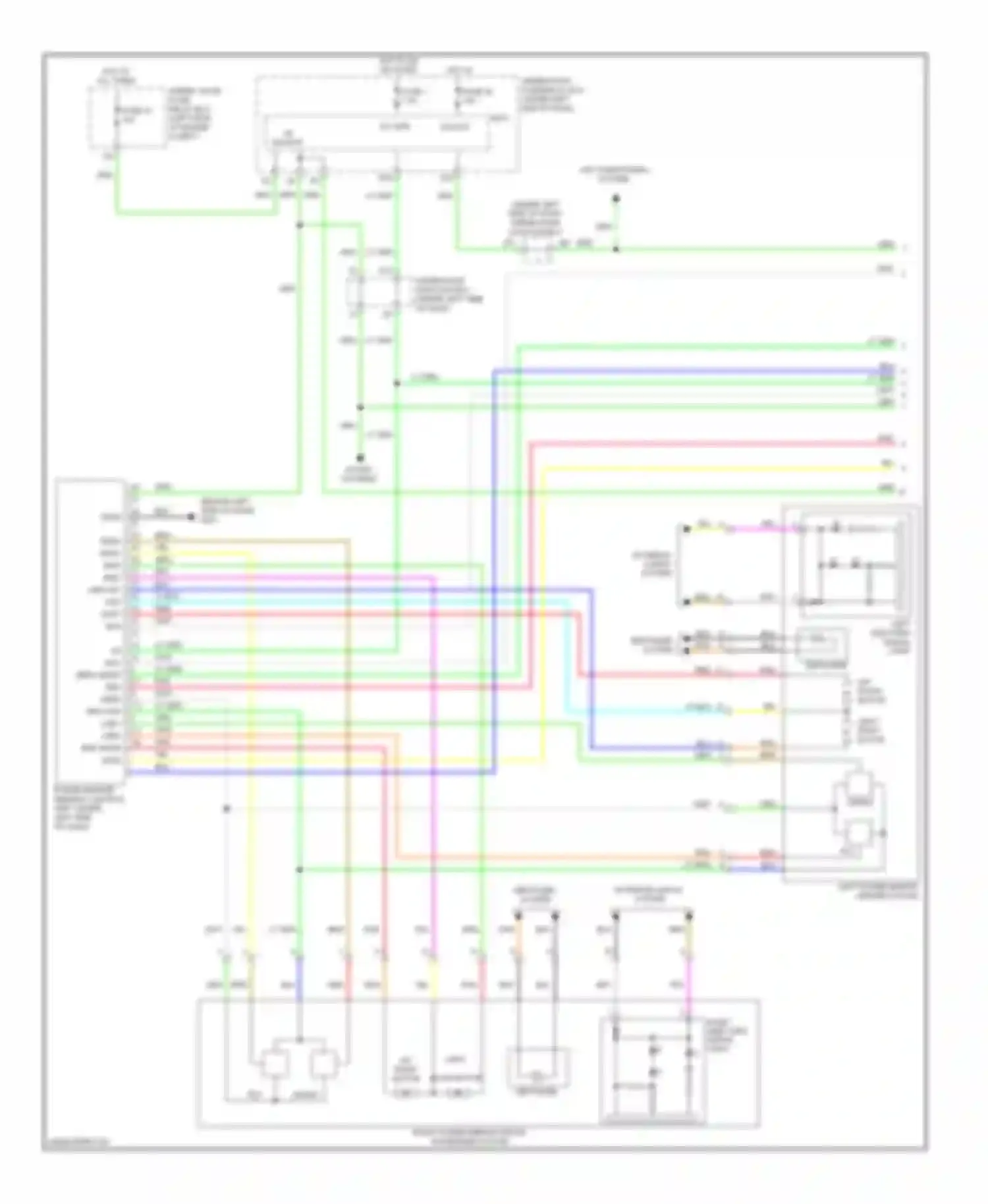 RDX Acura I facelift (2009-2012): Memory mirrors circuit (1 of 2)