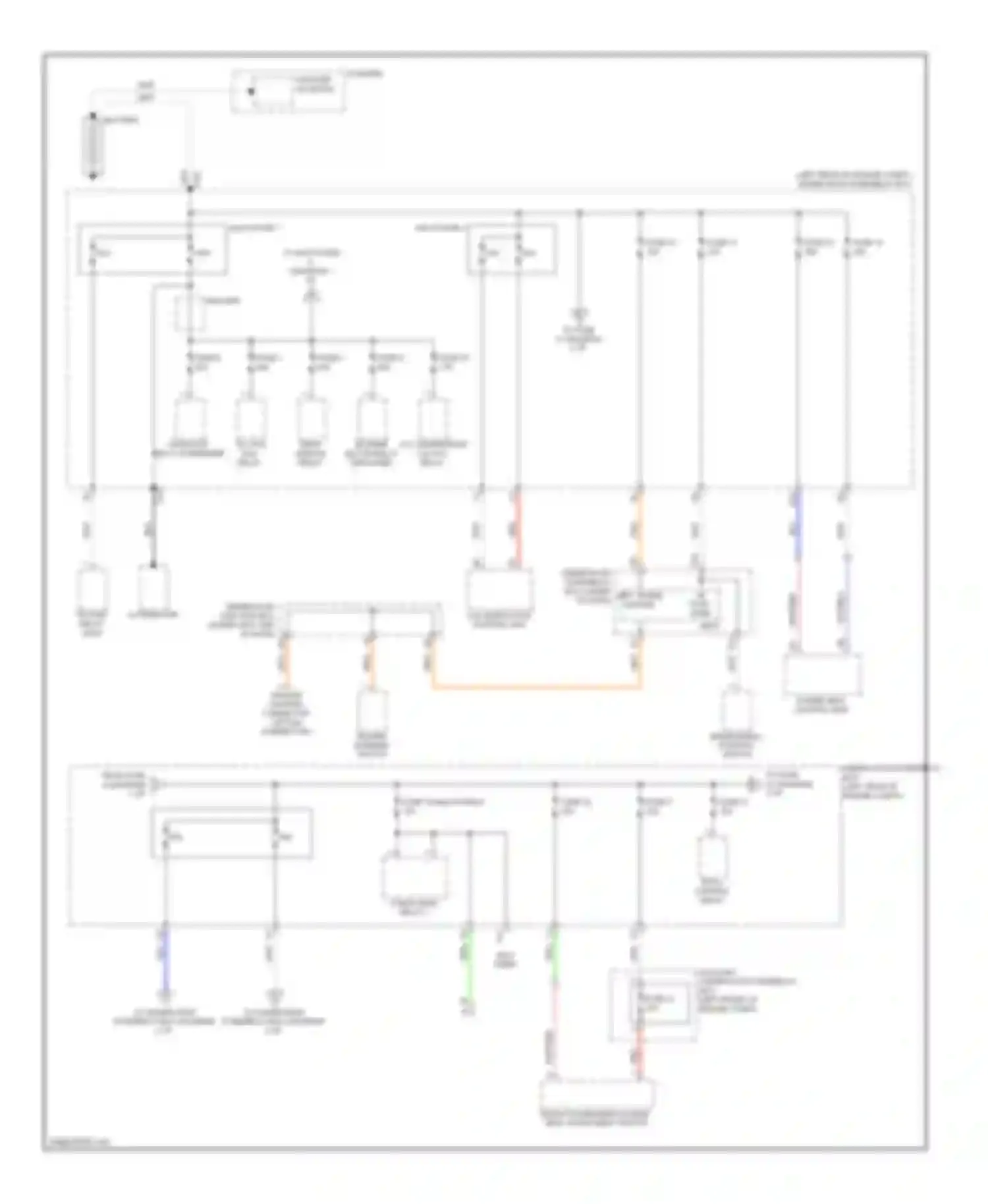 RDX Acura I facelift (2009-2012): Power distribution circuit (1 of 6)