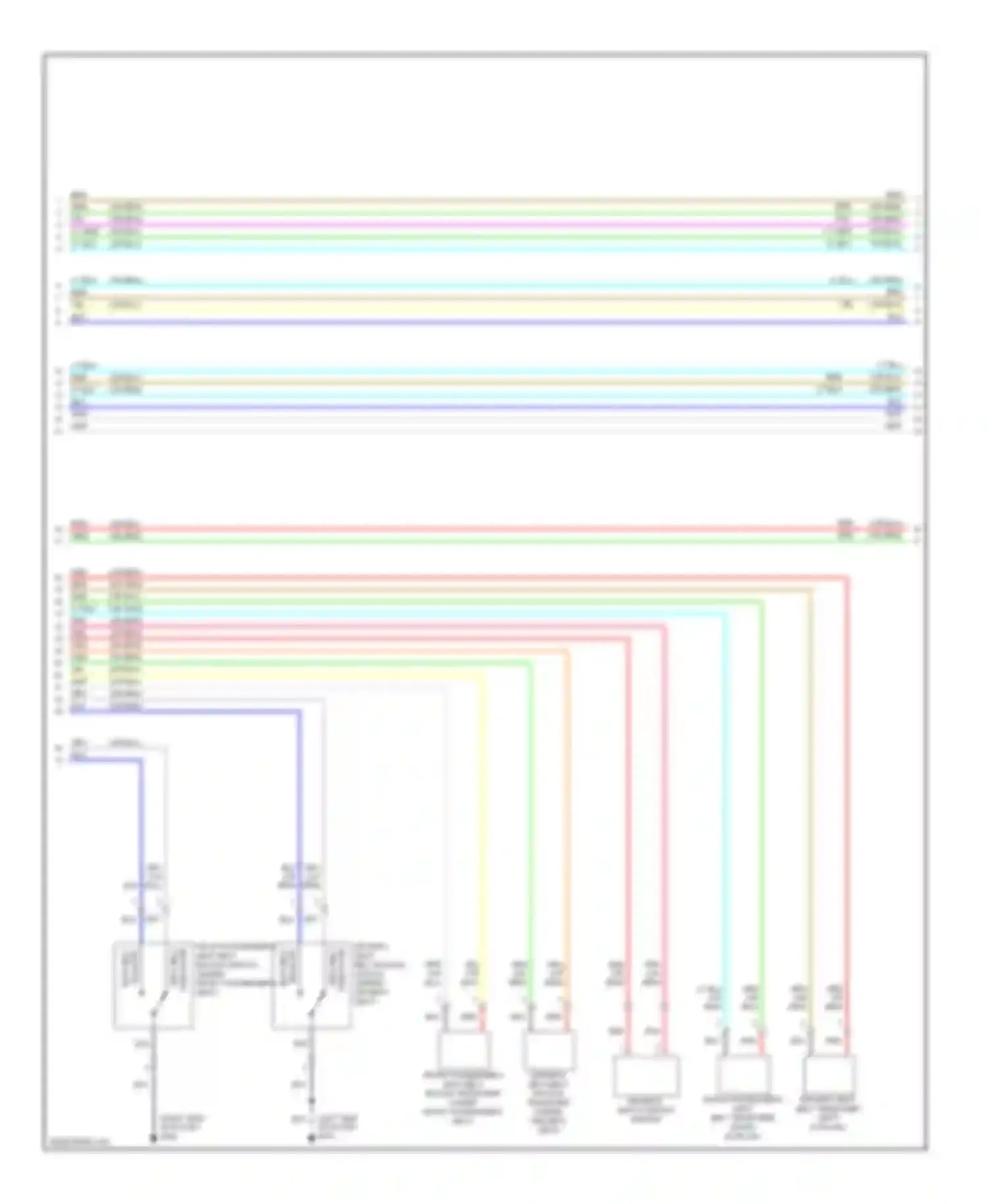 RDX Acura I facelift (2009-2012): Supplemental restraints circuit (2 of 4)