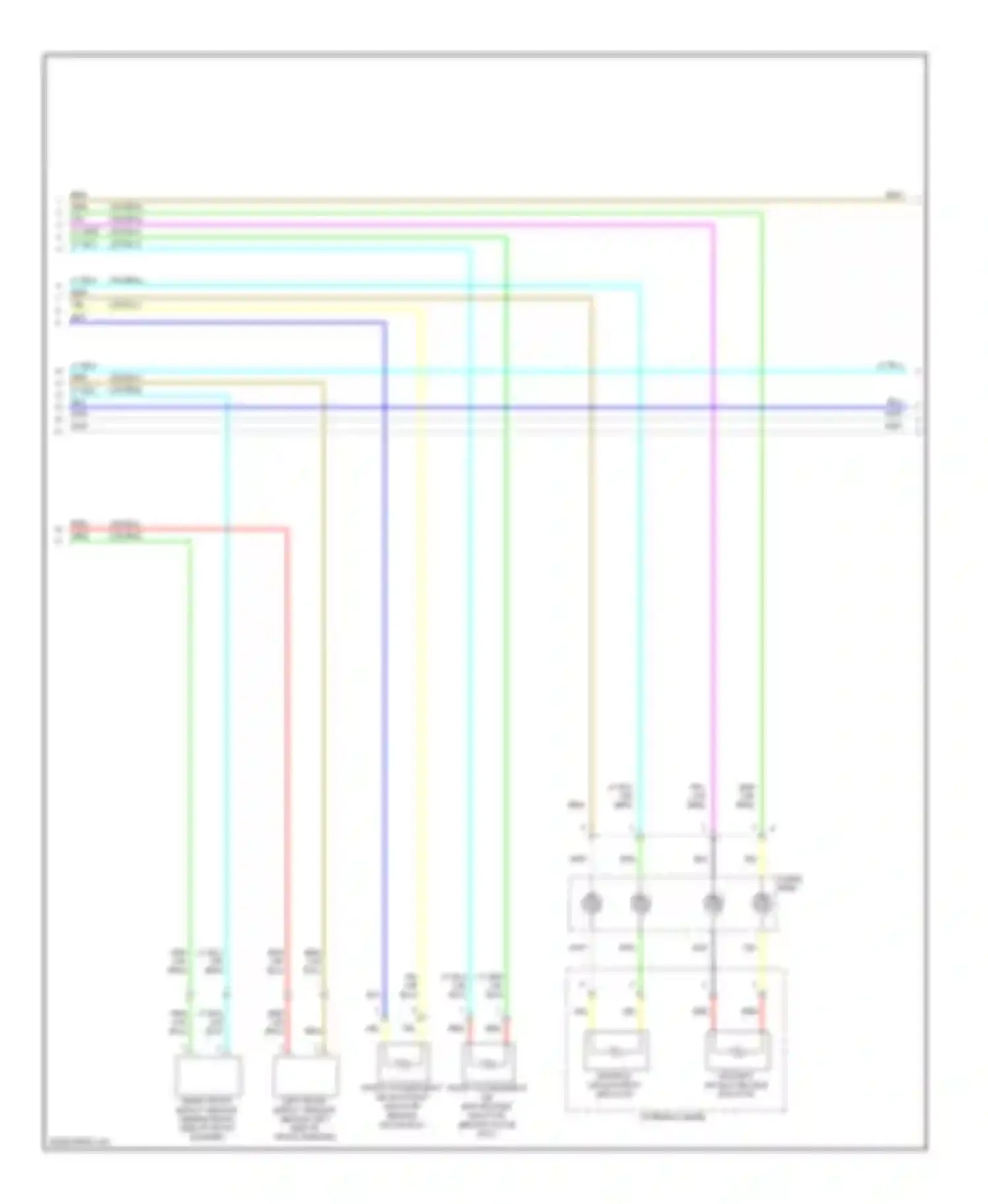 RDX Acura I facelift (2009-2012): Supplemental restraints circuit (3 of 4)