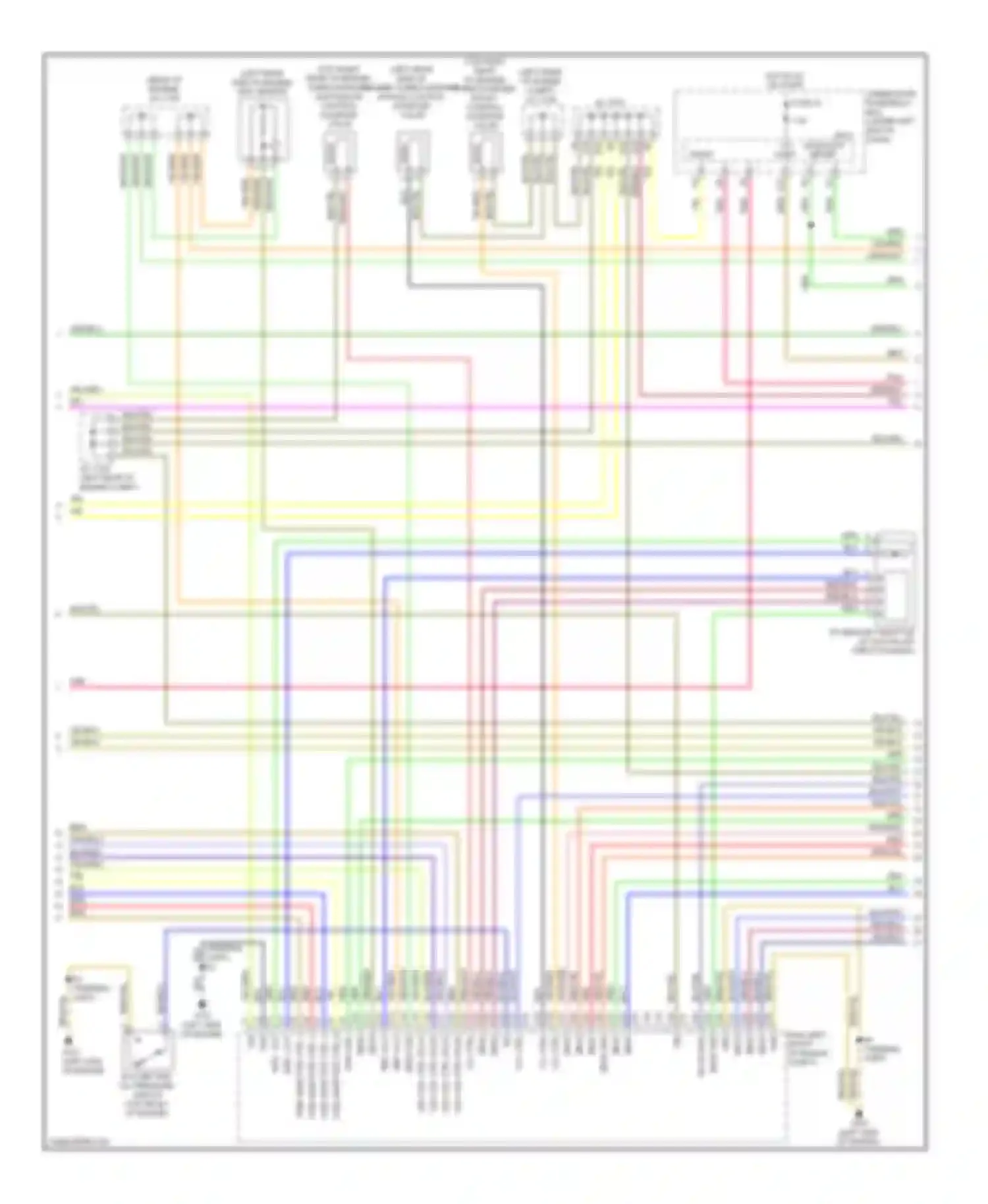 Wiring diagram blu/red for Acura RDX I facelift (2009-2012) (4 of 6)