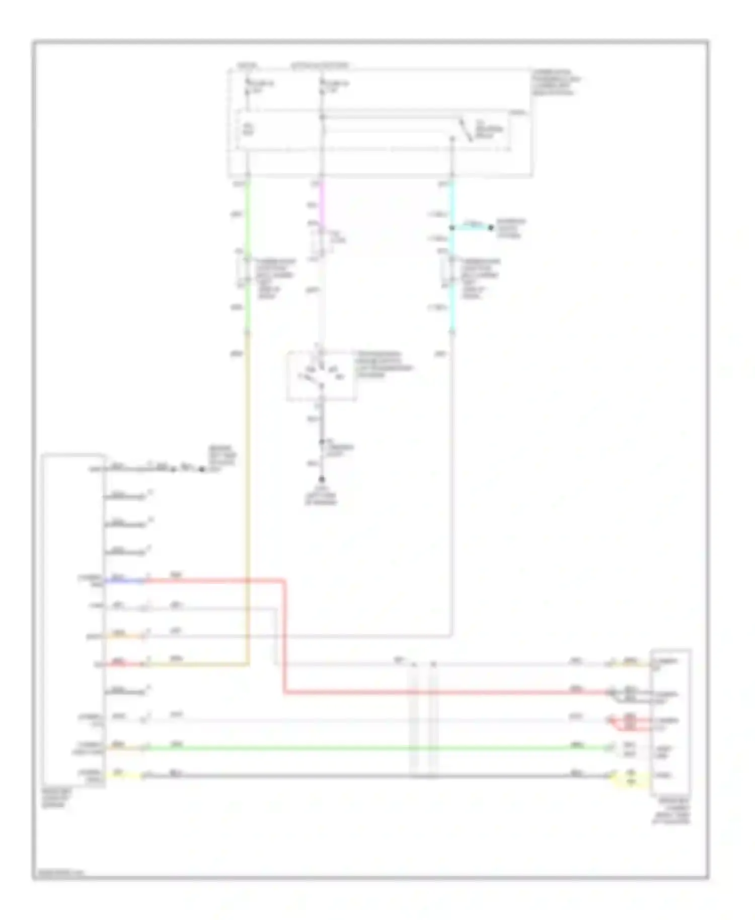 Wiring diagram camera video for Acura RDX I facelift (2009-2012) (1 of 1)