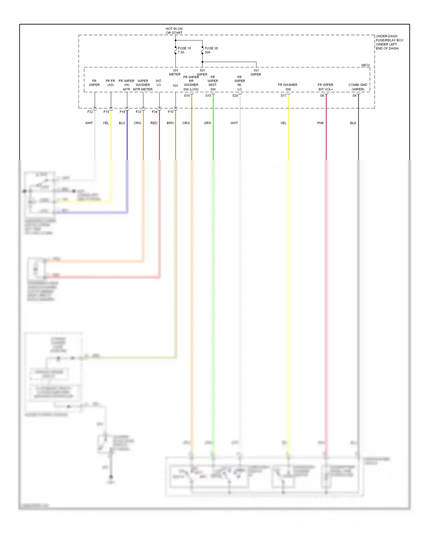 Acura RDX I facelift (2009-2012) controller area network controller wiring diagram  (4 of 7)