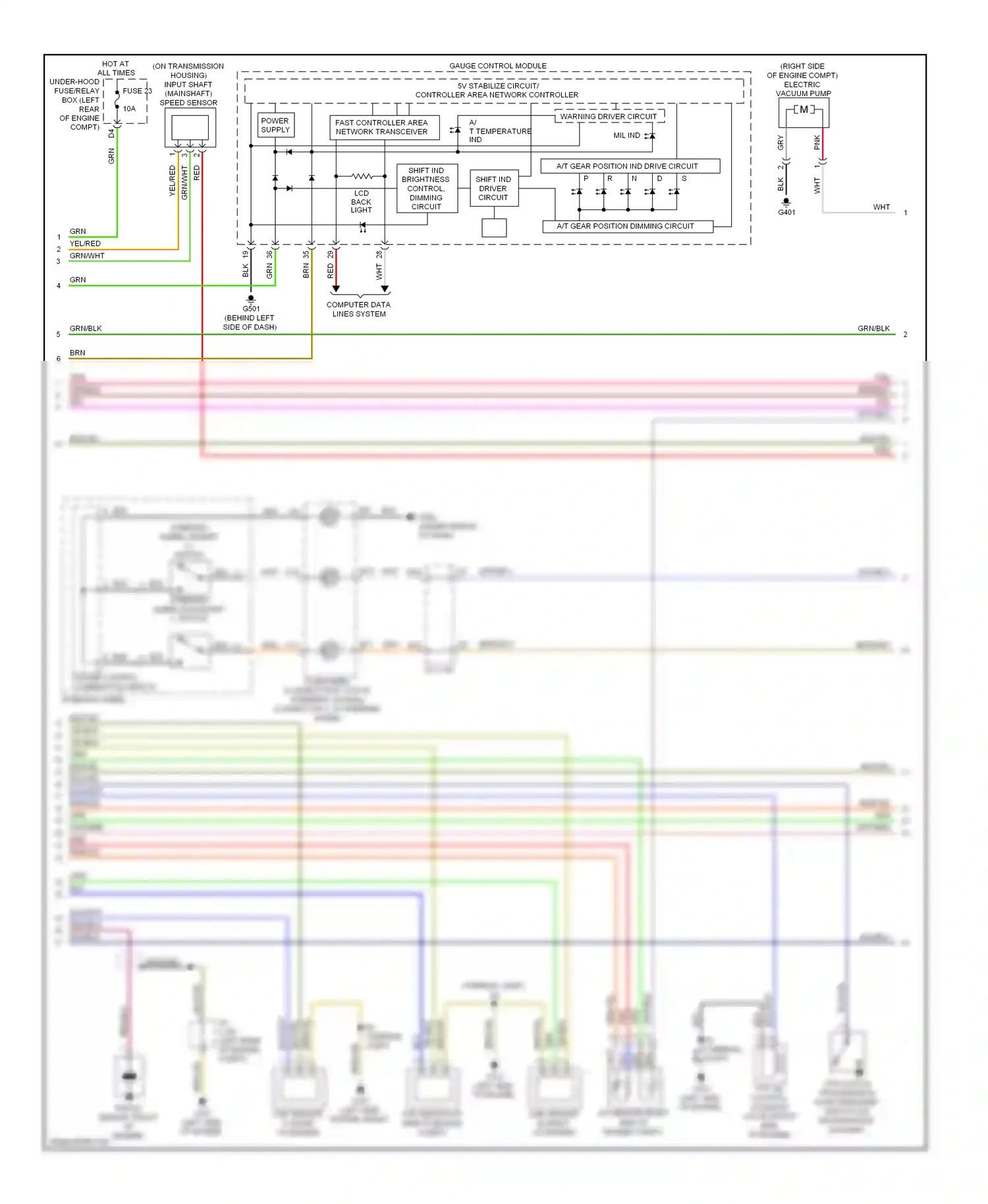 Acura RDX I facelift (2009-2012) controller area network controller wiring diagram  (7 of 7)