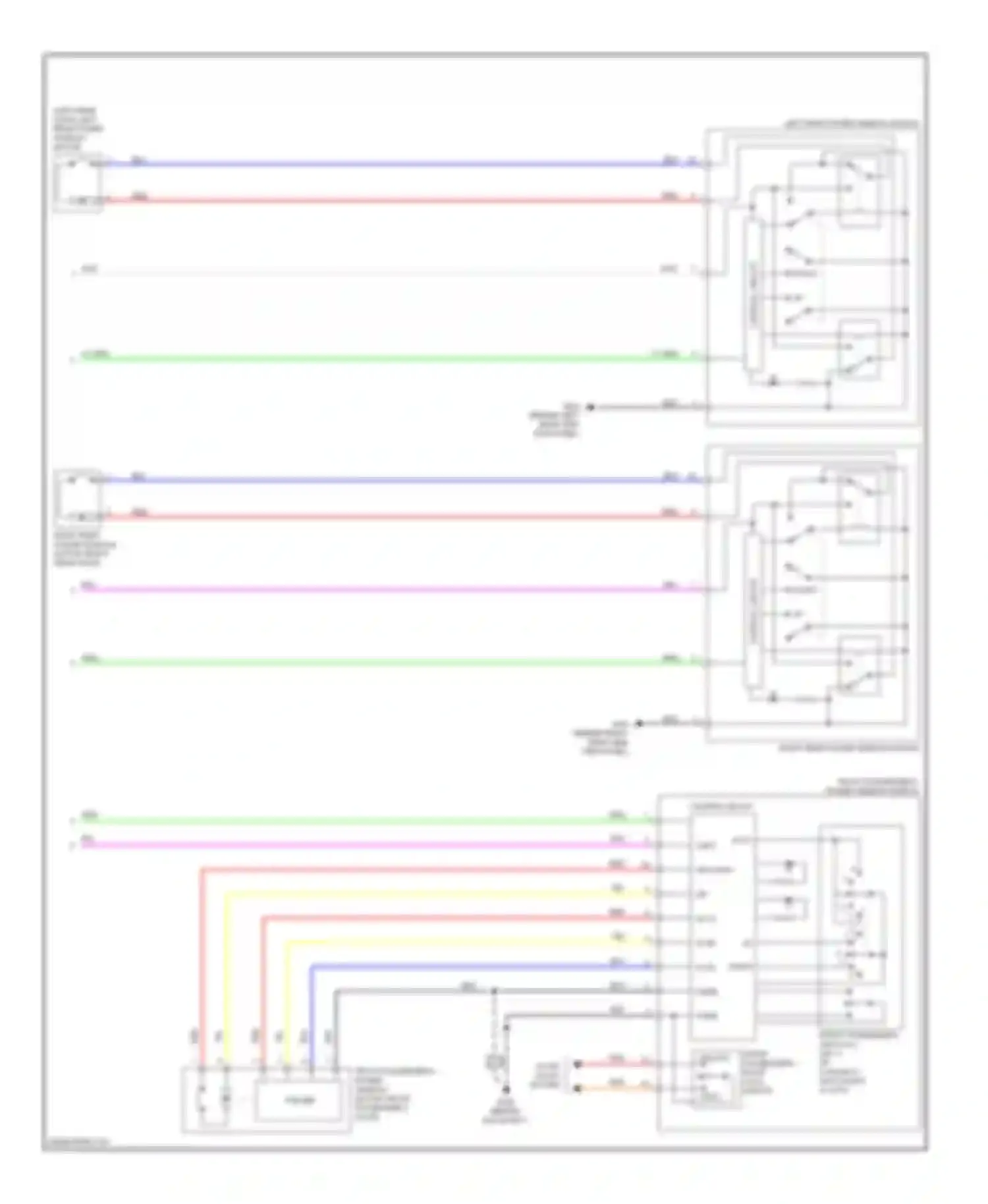 Wiring diagram dr up for Acura RDX I facelift (2009-2012) (1 of 1)