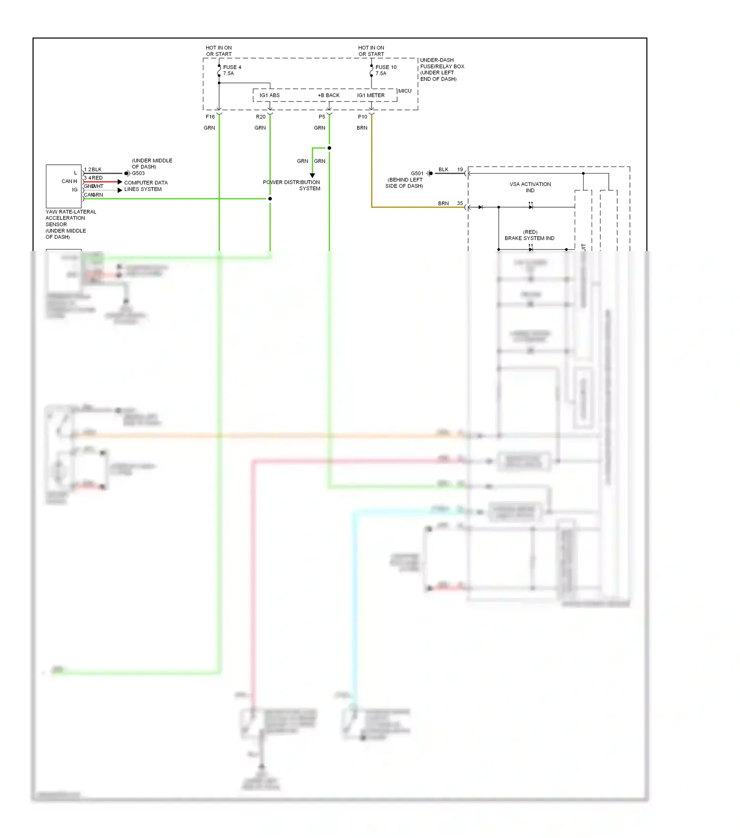 Acura RDX I facelift (2009-2012) fast controller area network transceiver wiring diagram  (1 of 9)