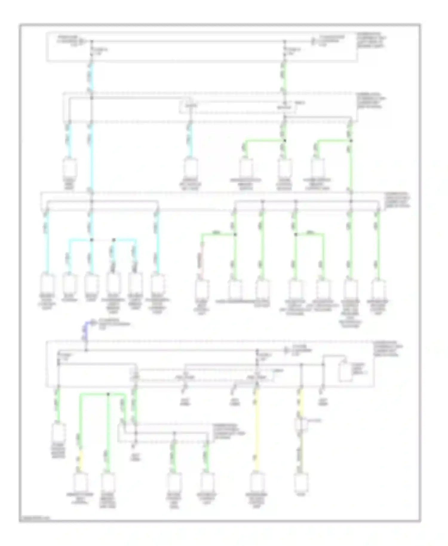 Wiring diagram fuse 1 for Acura RDX I facelift (2009-2012) (3 of 5)
