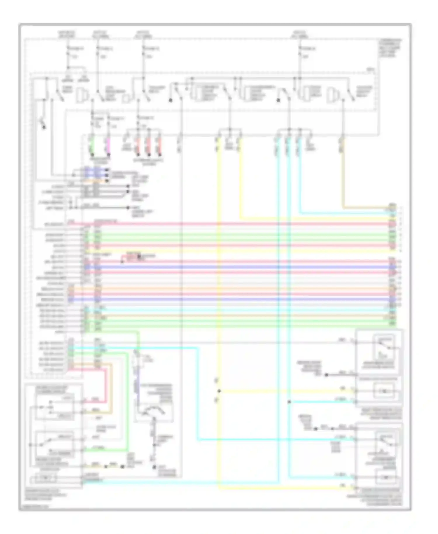 Wiring diagram fuse 21 for Acura RDX I facelift (2009-2012) (2 of 7)