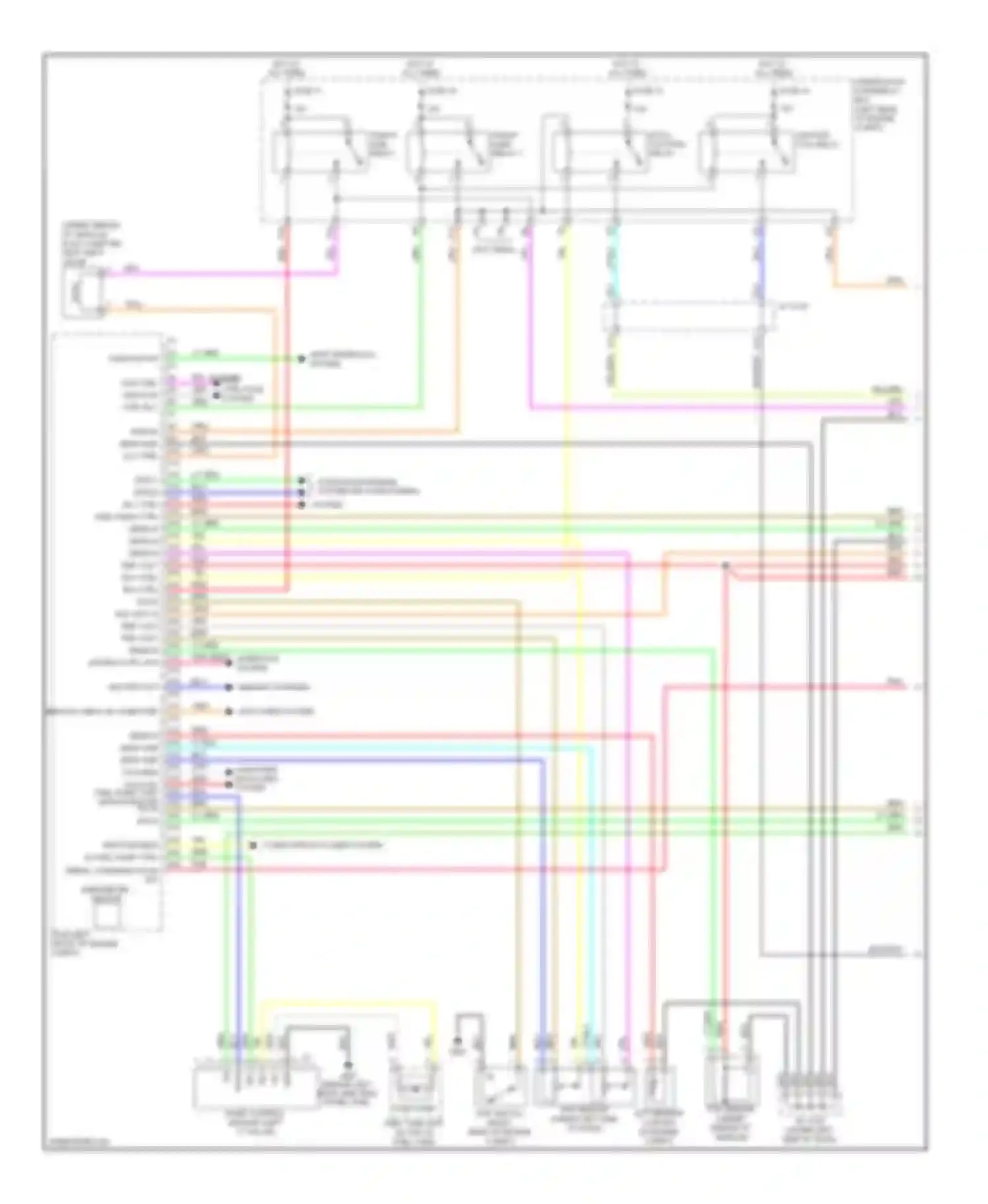 Wiring diagram fuse 21 for Acura RDX I facelift (2009-2012) (7 of 7)