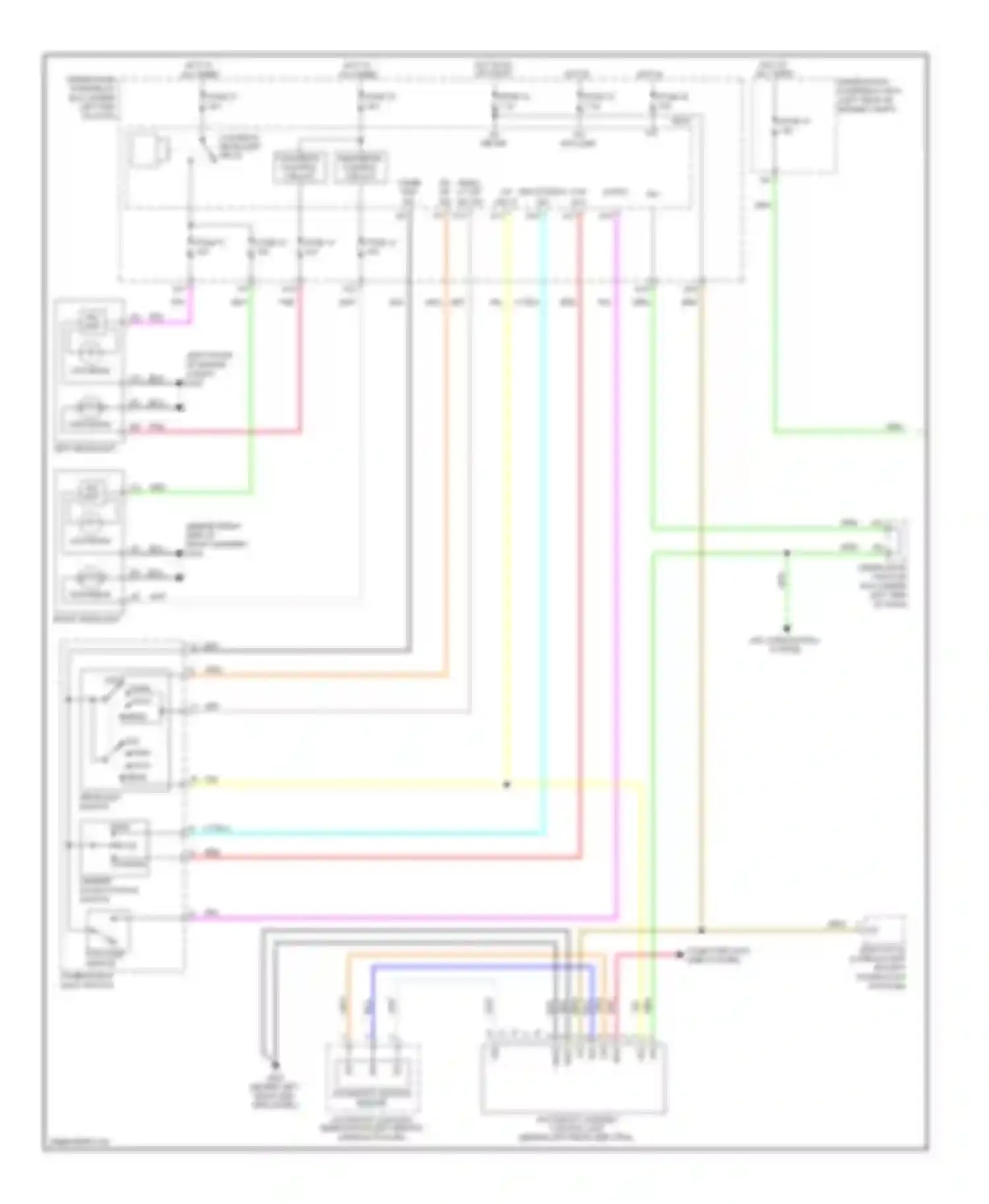 Wiring diagram fuse 36 for Acura RDX I facelift (2009-2012) (4 of 10)