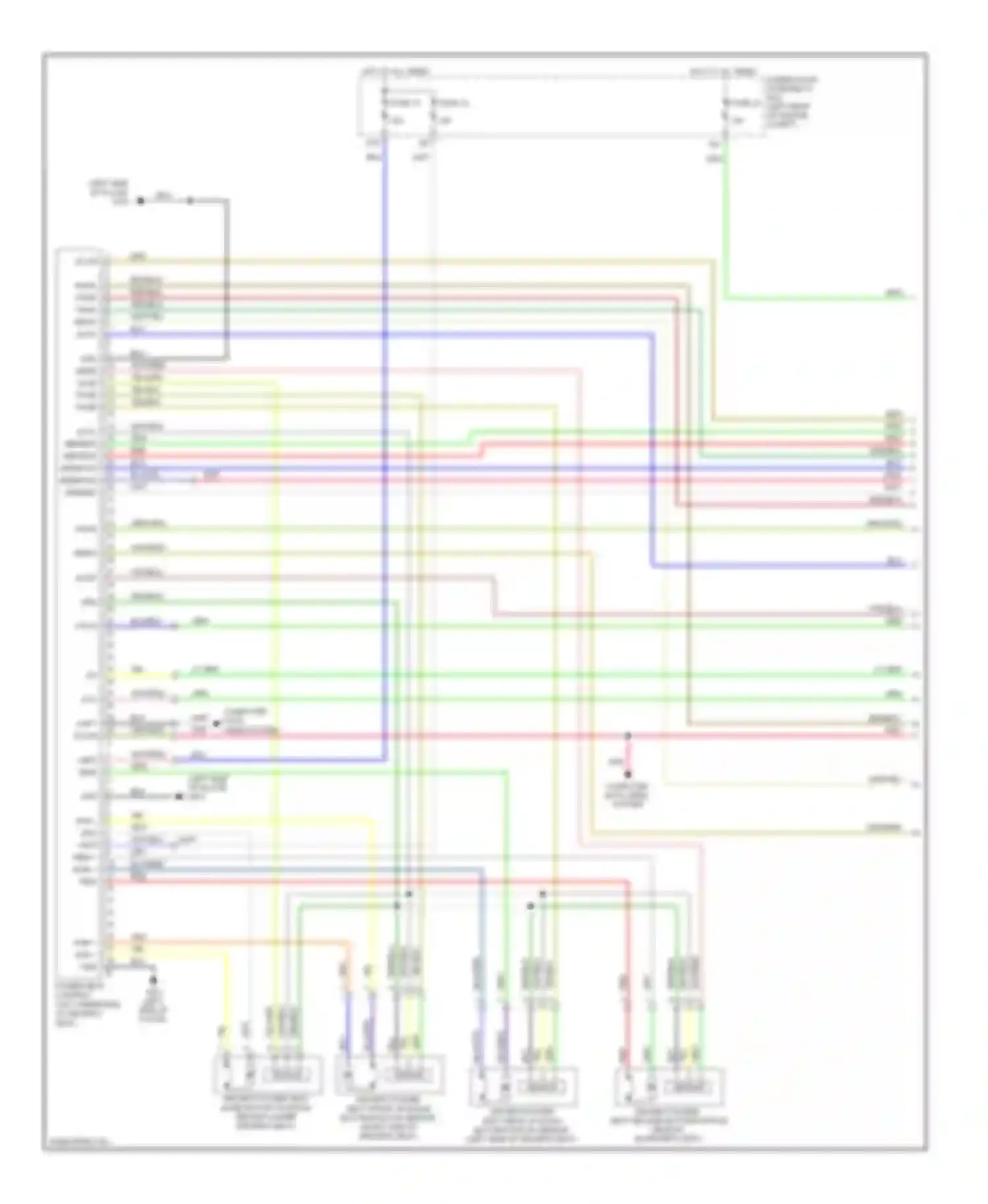 Wiring diagram grn/blk for Acura RDX I facelift (2009-2012) (1 of 6)