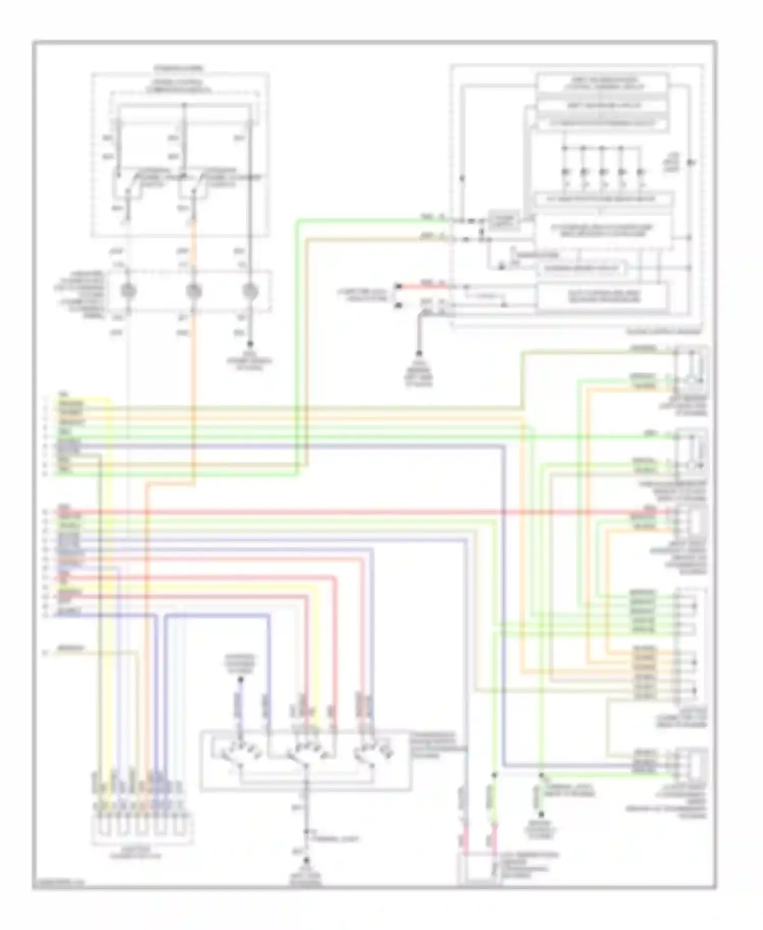 Wiring diagram grn/red for Acura RDX I facelift (2009-2012) (12 of 15)