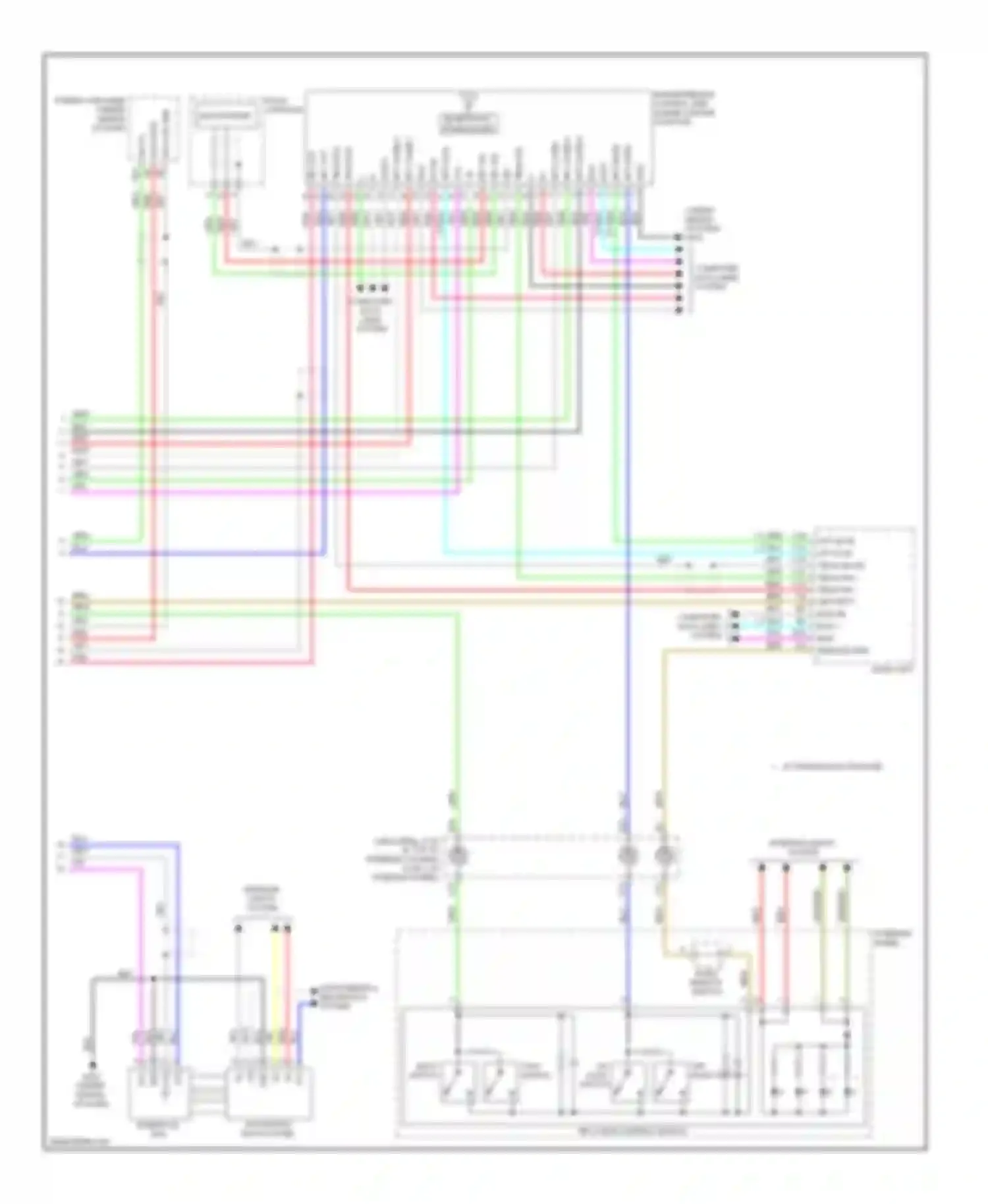 Wiring diagram hft comm 3 for Acura RDX I facelift (2009-2012) (1 of 2)