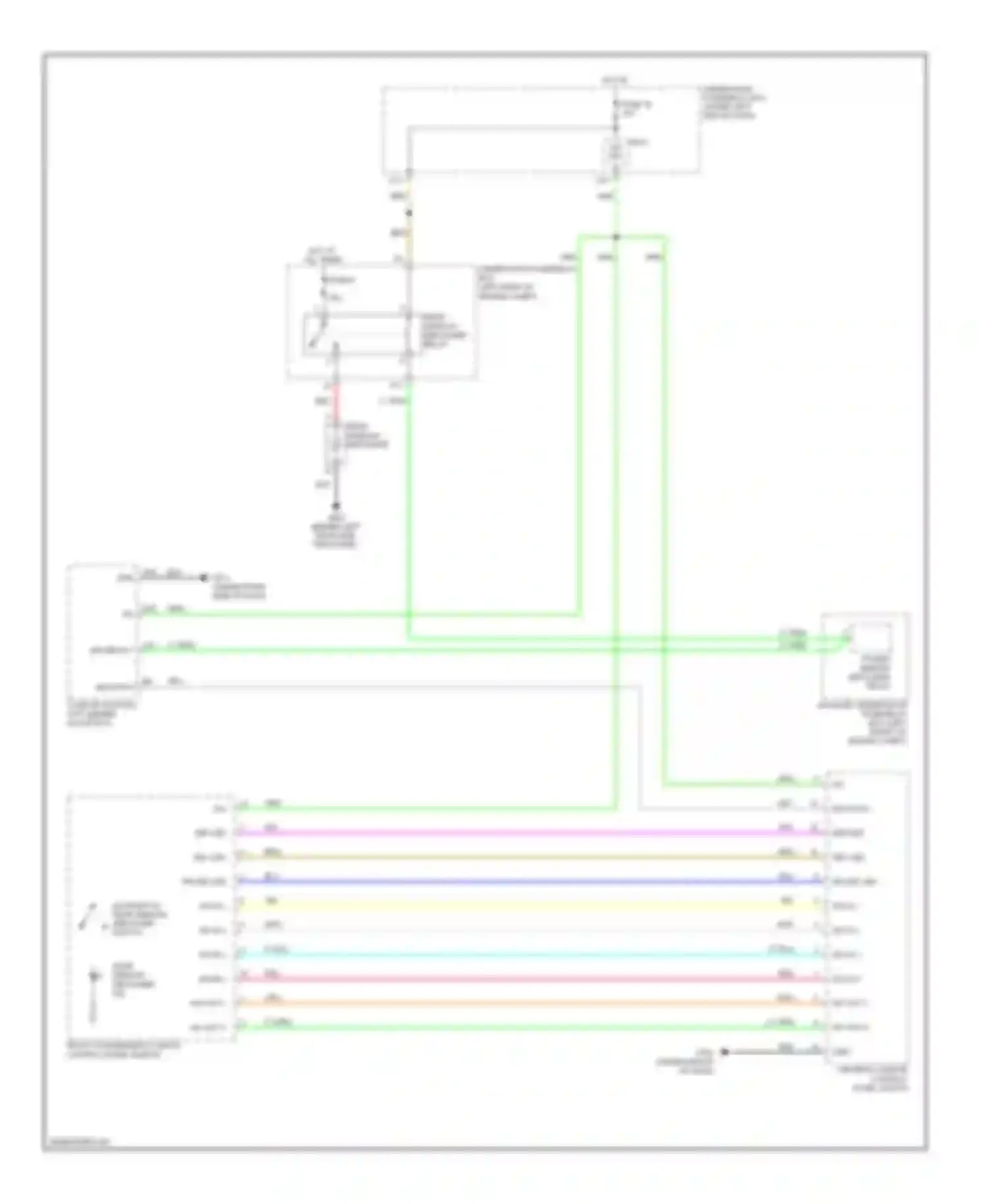Wiring diagram hot in on for Acura RDX I facelift (2009-2012) (9 of 10)