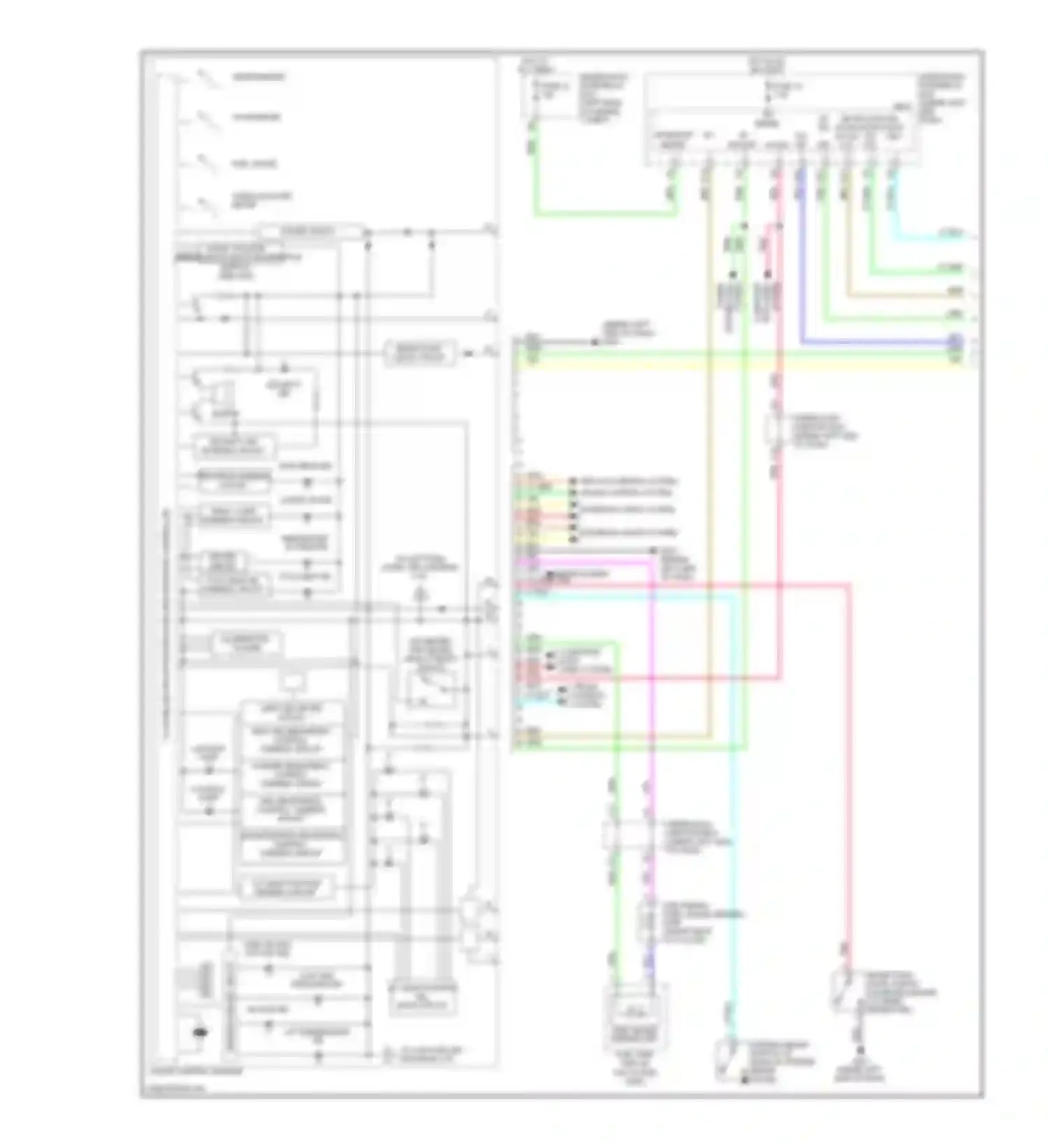 Wiring diagram illumination volume for Acura RDX I facelift (2009-2012) (1 of 1)
