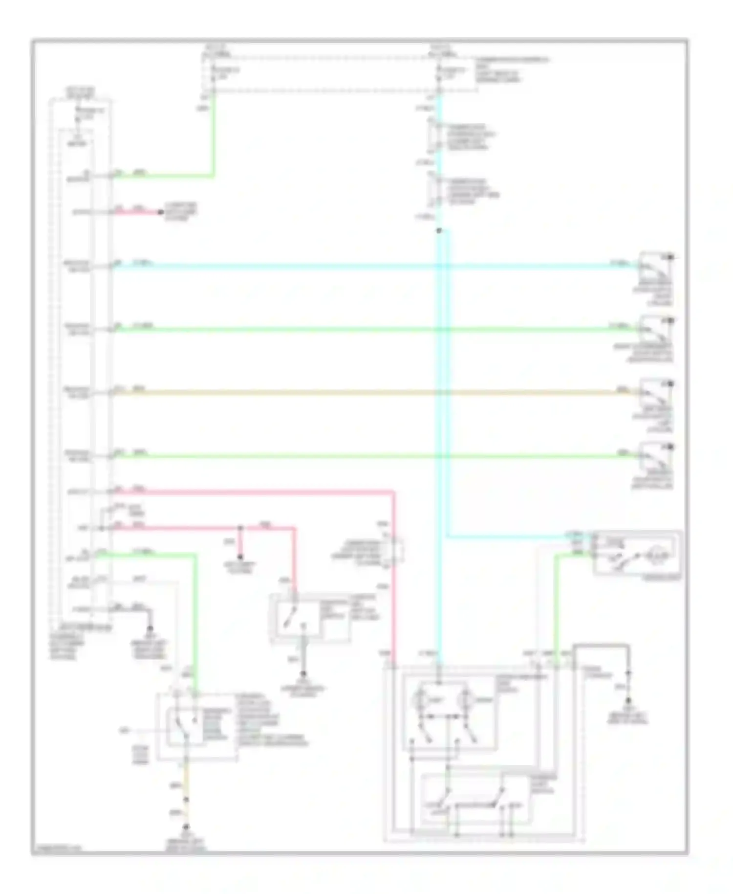 Wiring diagram on off for Acura RDX I facelift (2009-2012) (1 of 1)