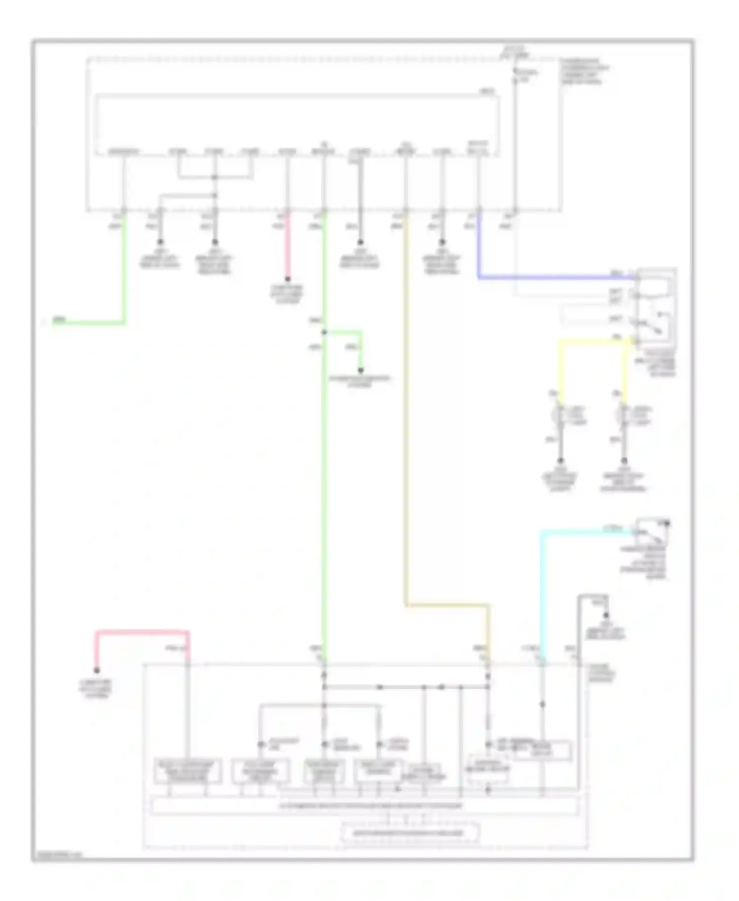 Wiring diagram p-gnd for Acura RDX I facelift (2009-2012) (1 of 1)