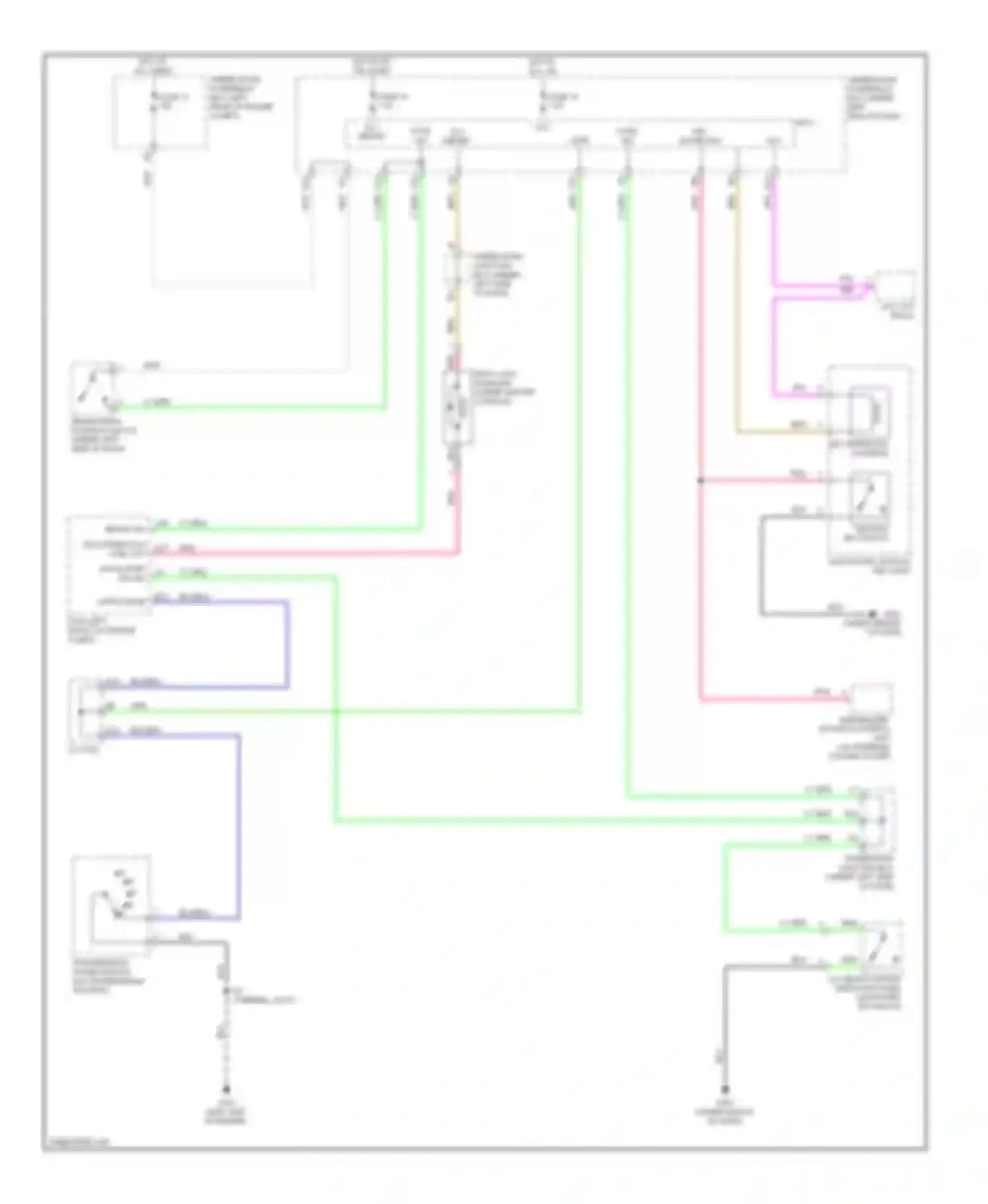 Wiring diagram ppl ppl for Acura RDX I facelift (2009-2012) (4 of 4)