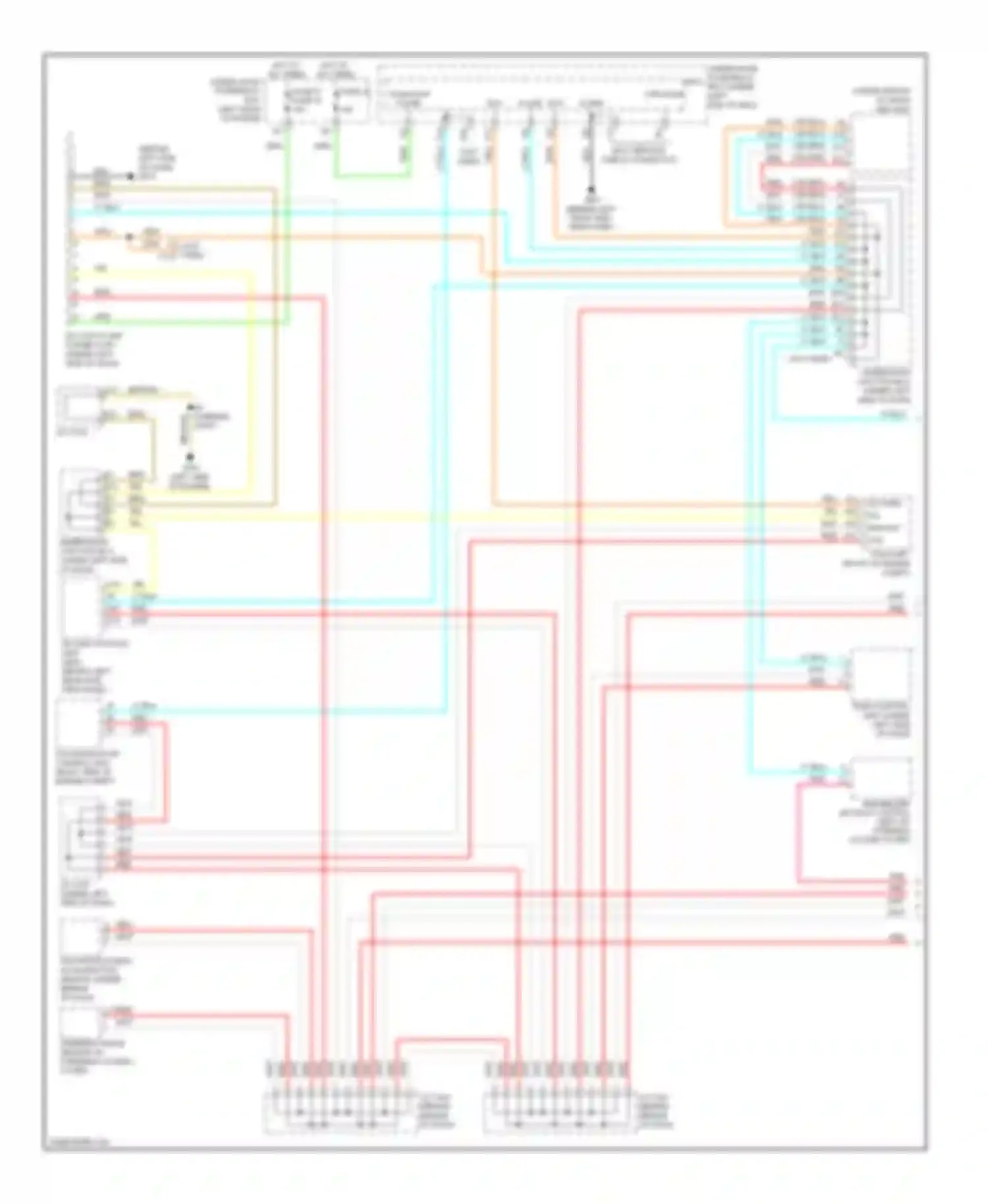 Wiring diagram red for Acura RDX I facelift (2009-2012) (7 of 72)