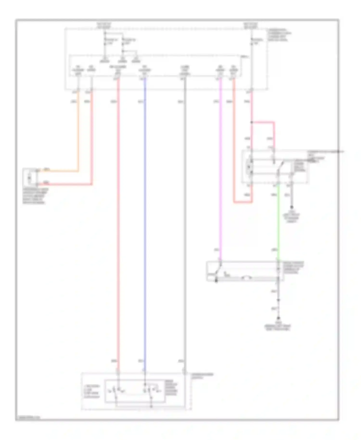 Wiring diagram red for Acura RDX I facelift (2009-2012) (72 of 72)