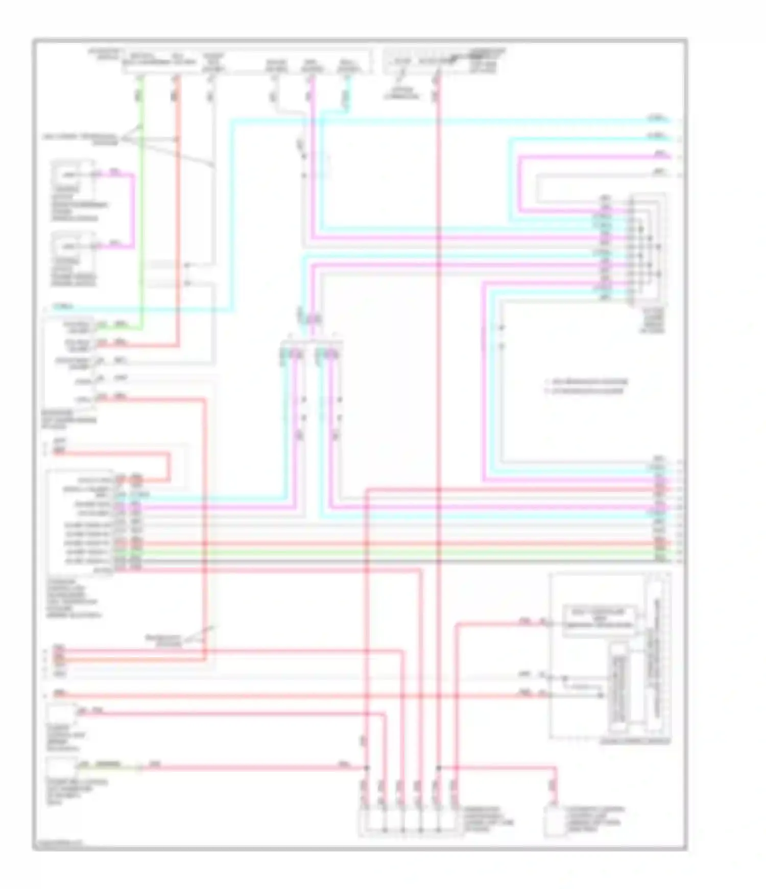 Wiring diagram red for Acura RDX I facelift (2009-2012) (59 of 72)