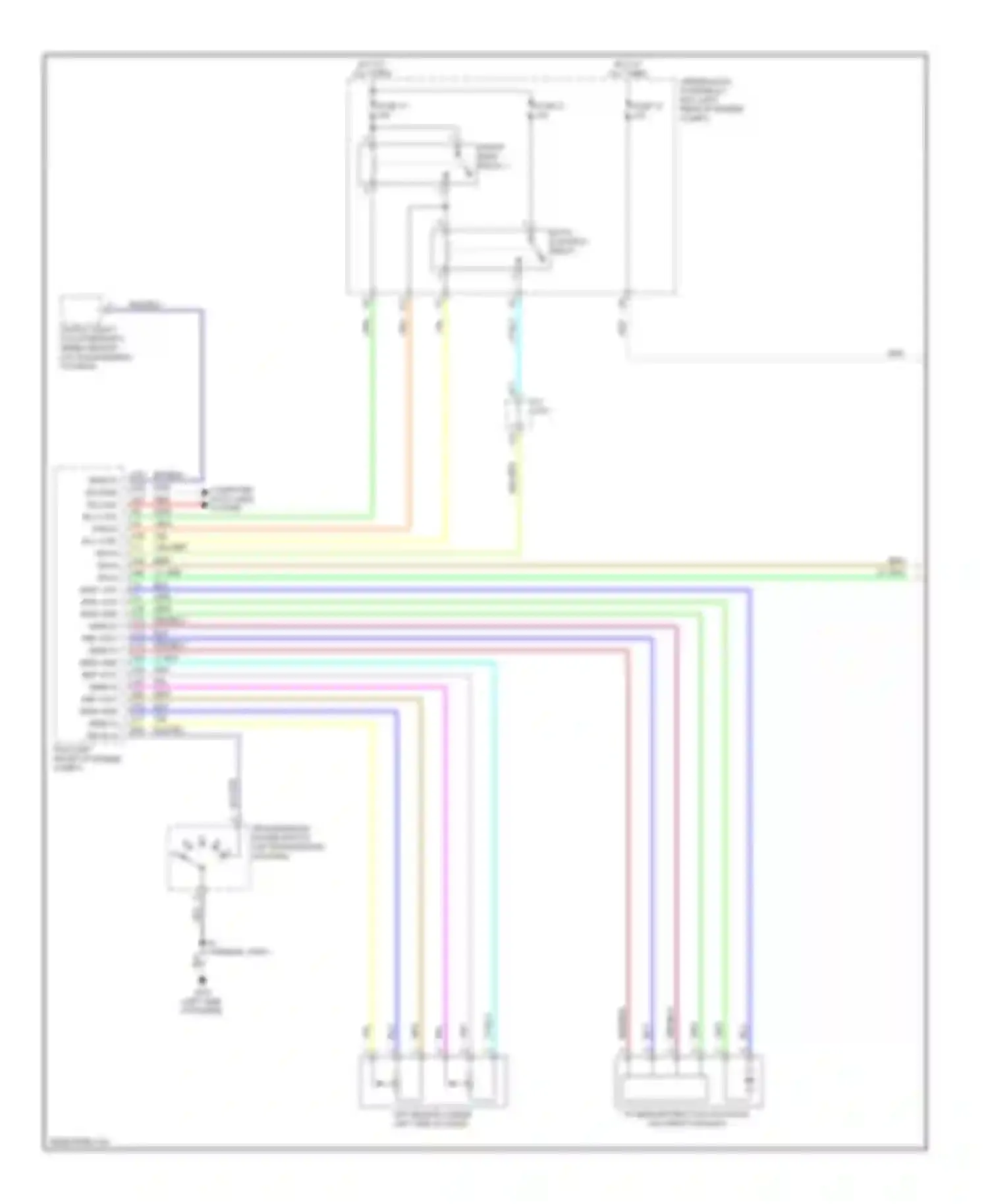 Wiring diagram red/blk for Acura RDX I facelift (2009-2012) (3 of 9)