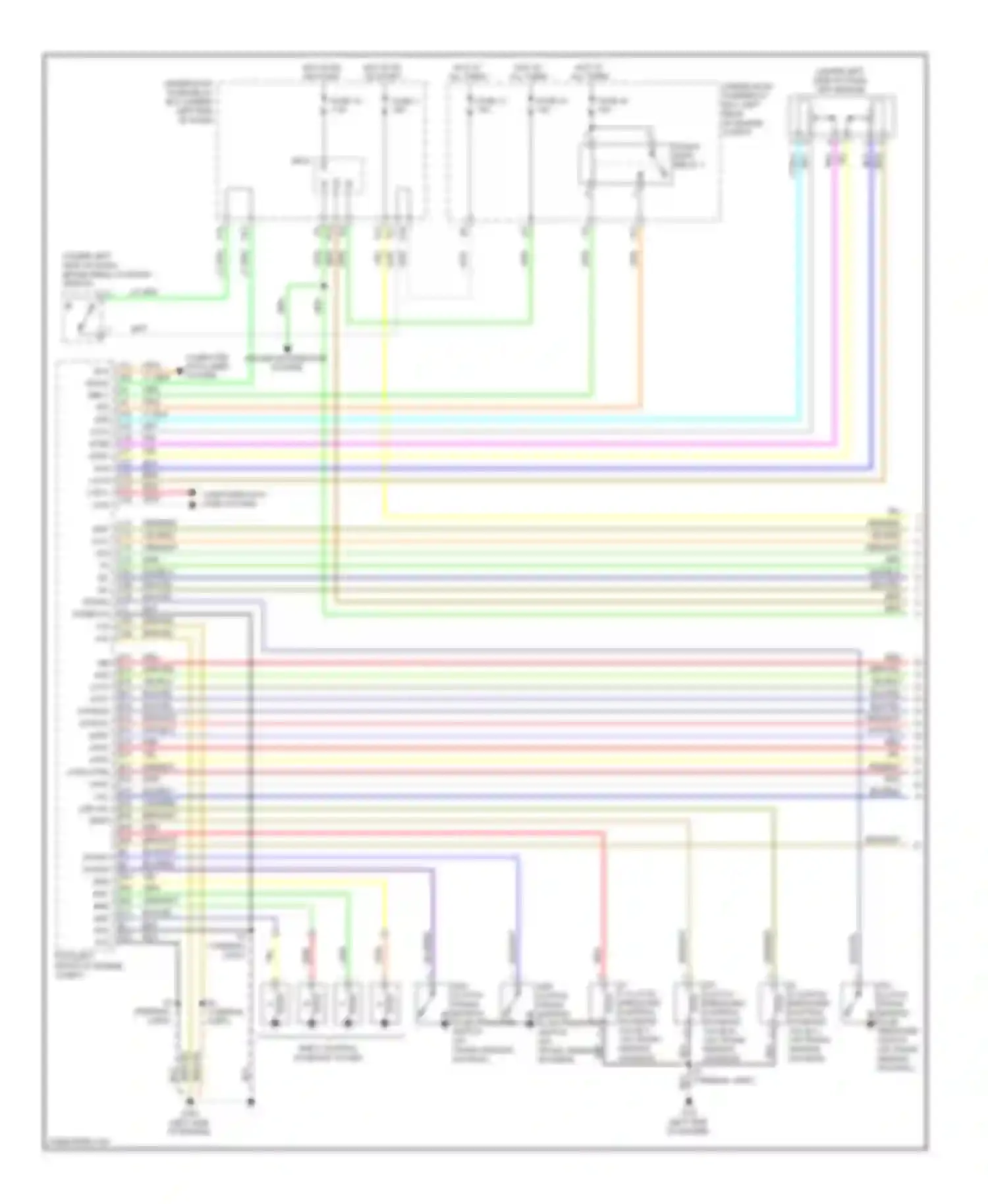 Wiring diagram red/wht for Acura RDX I facelift (2009-2012) (1 of 7)