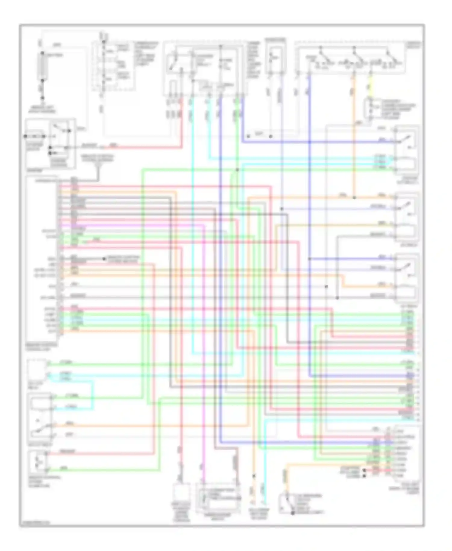 Wiring diagram red/wht for Acura RDX I facelift (2009-2012) (5 of 7)