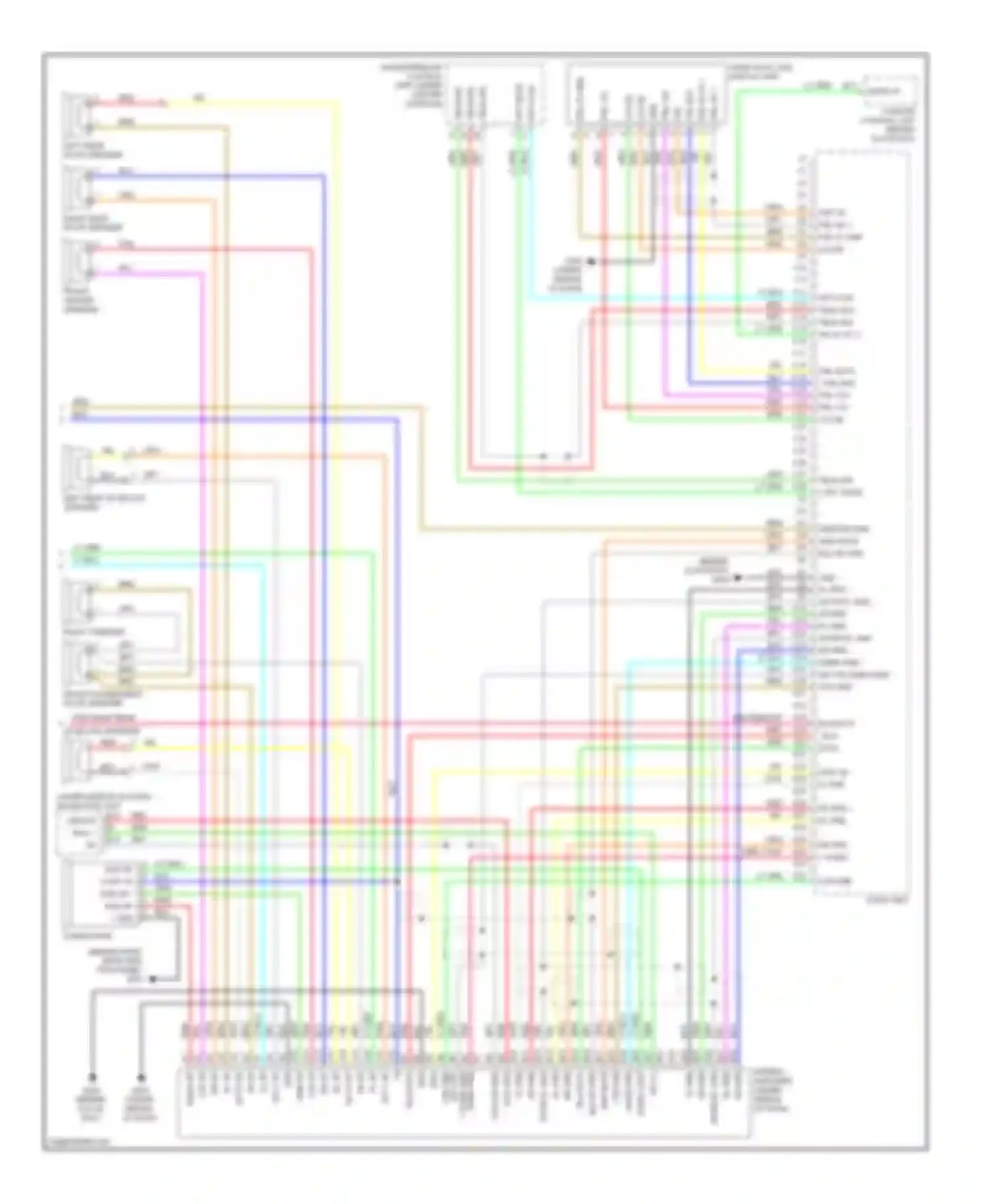 Wiring diagram sat r sp + for Acura RDX I facelift (2009-2012) (1 of 1)