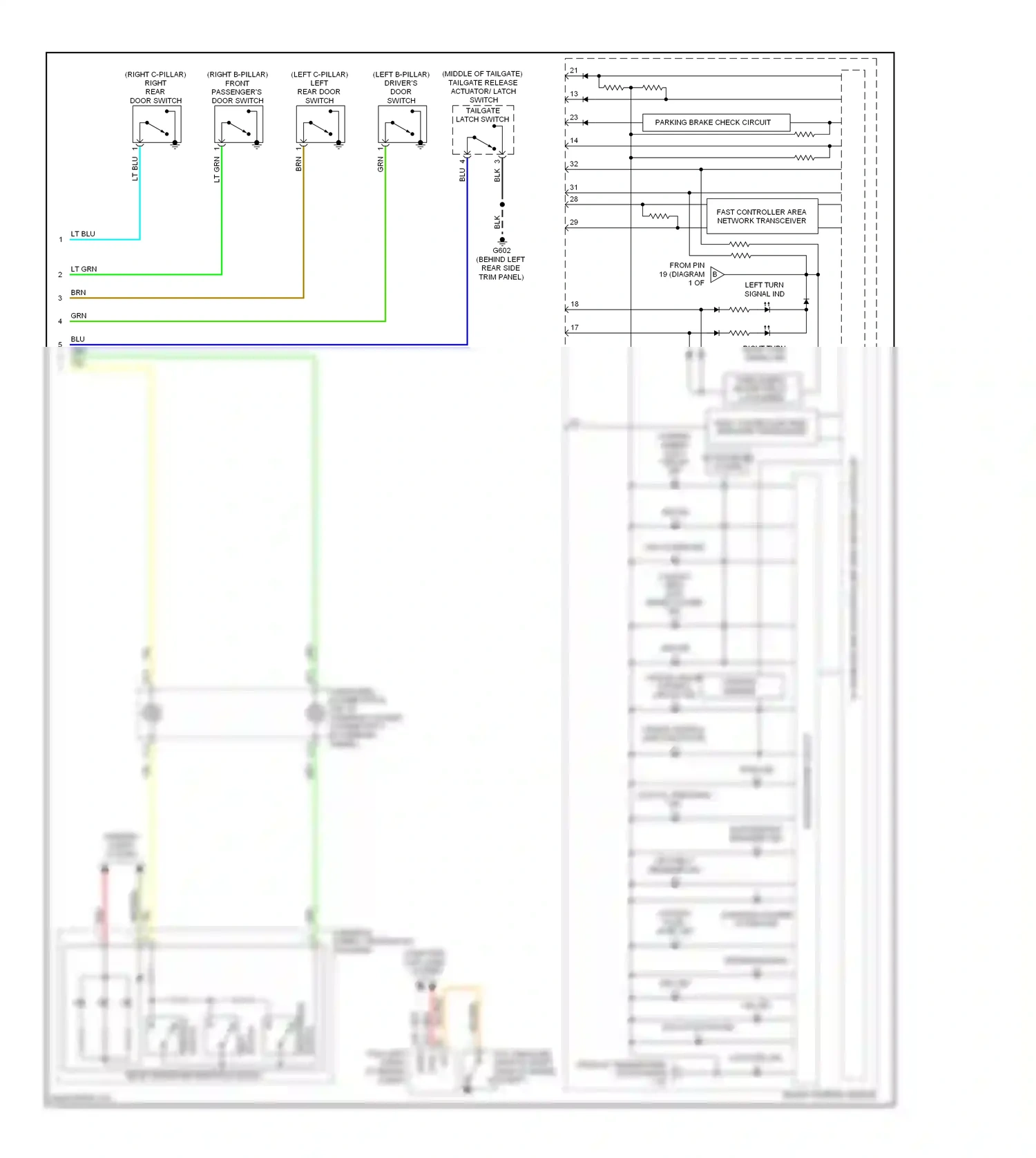 Acura RDX I facelift (2009-2012) select/reset wiring diagram  (1 of 1)